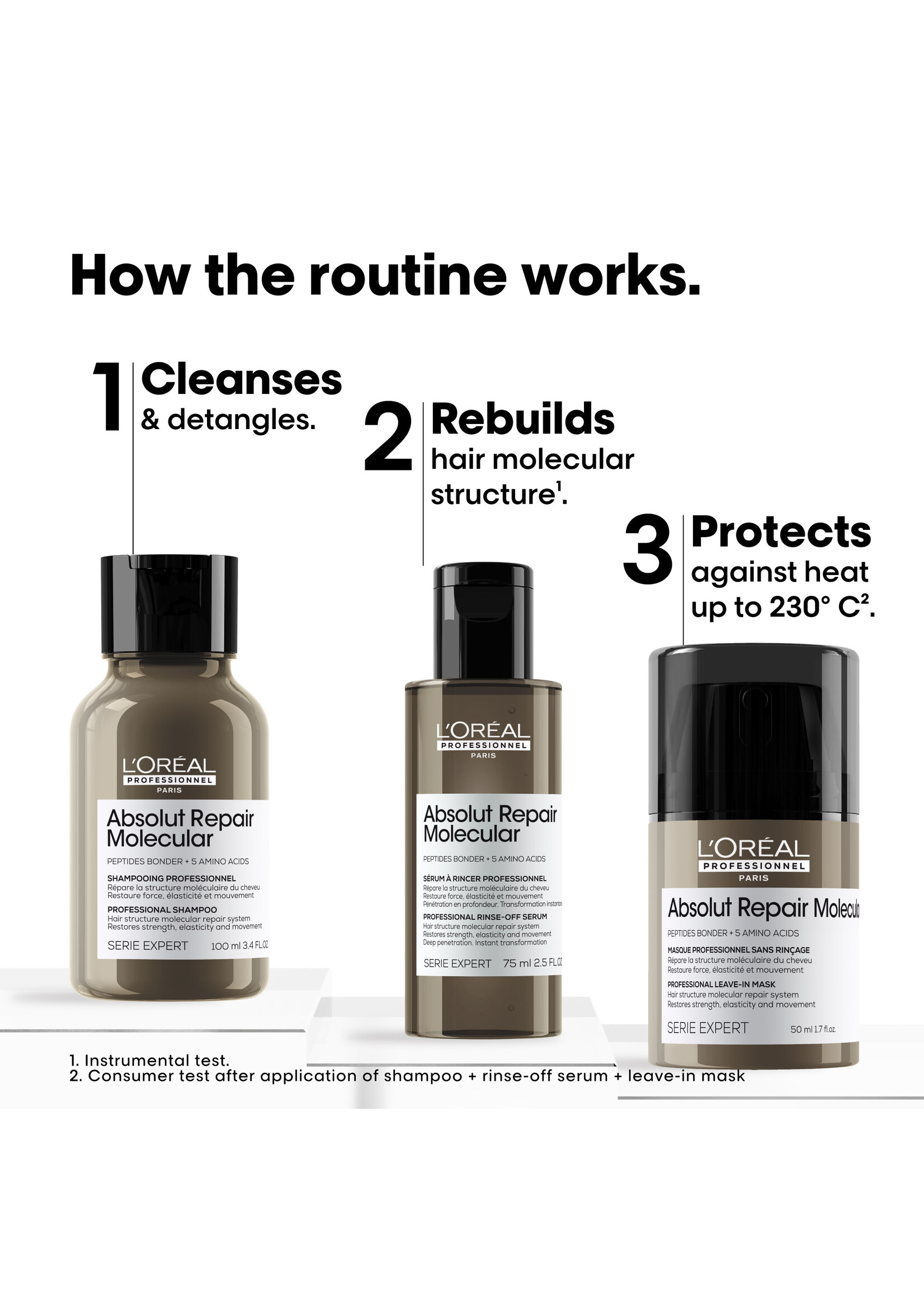 Loreal Professional Loreal Absolut Repair Molecular Mini Trio Discovery Kit