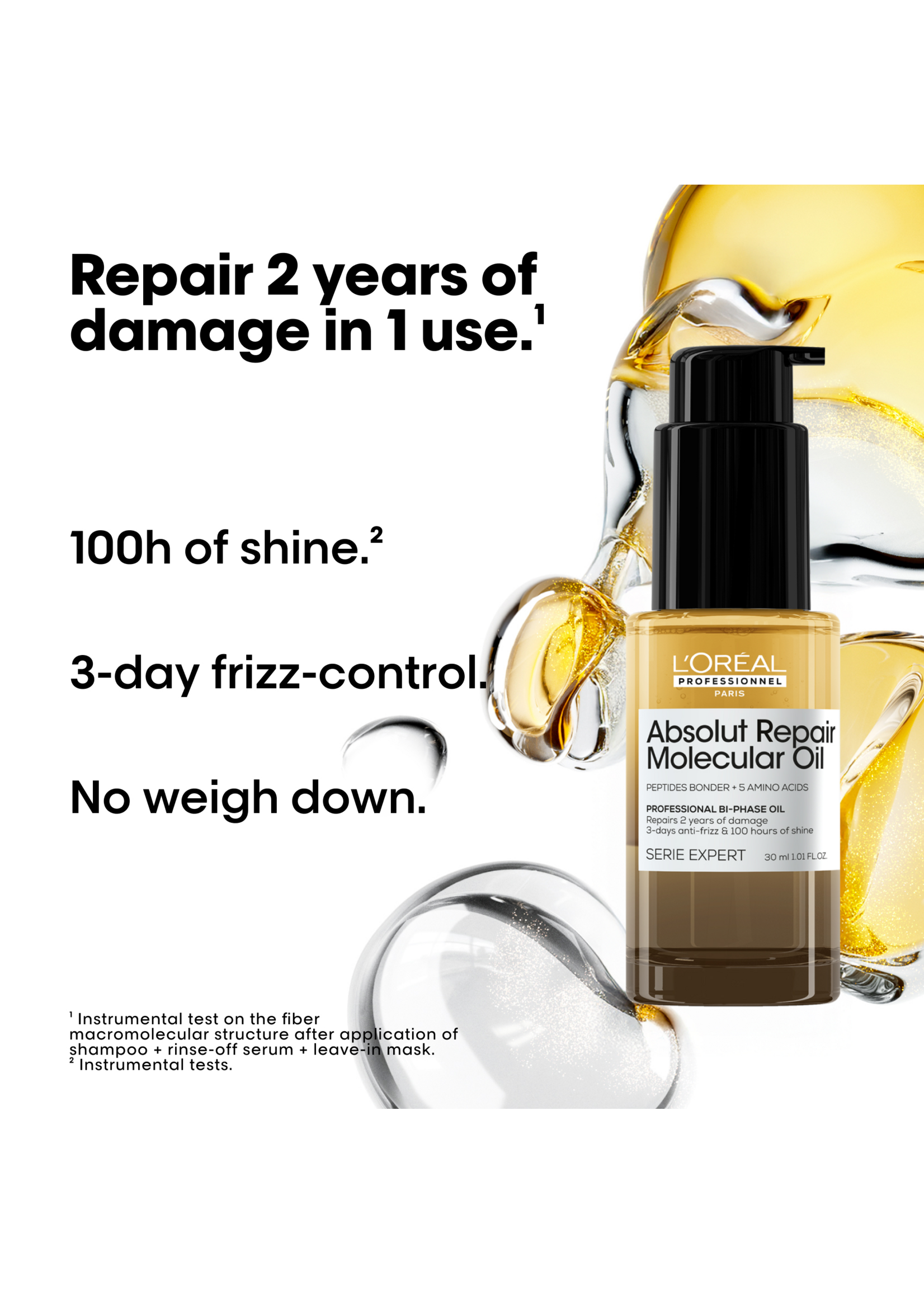 Loreal Professional Loreal Serie Expert Absolut Repair Molecular Oil 30ml