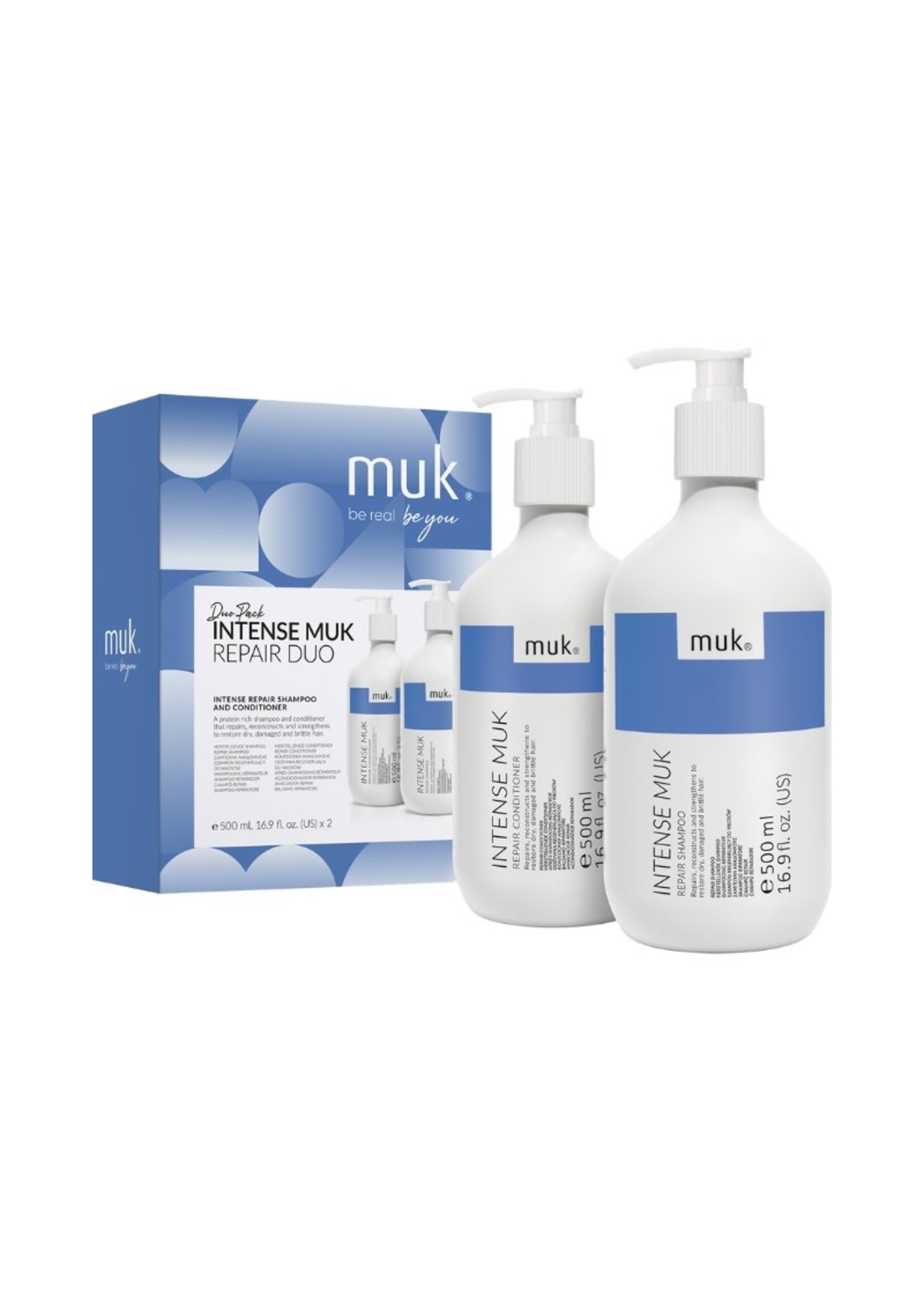 Muk Muk Xmas 2025 Shampoo & Conditioner 500ml Duo - Intense