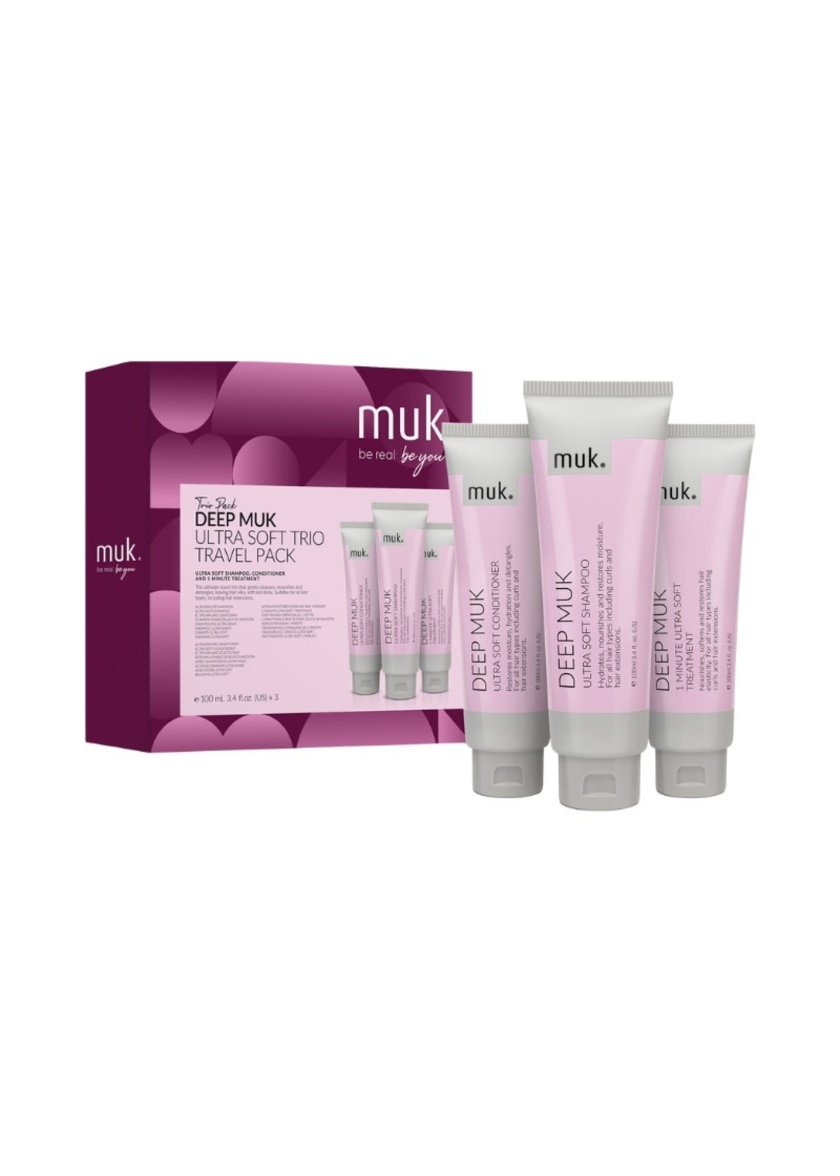 Muk Muk Xmas 2025 Deep Muk Ultra Soft Trio Travel Pack