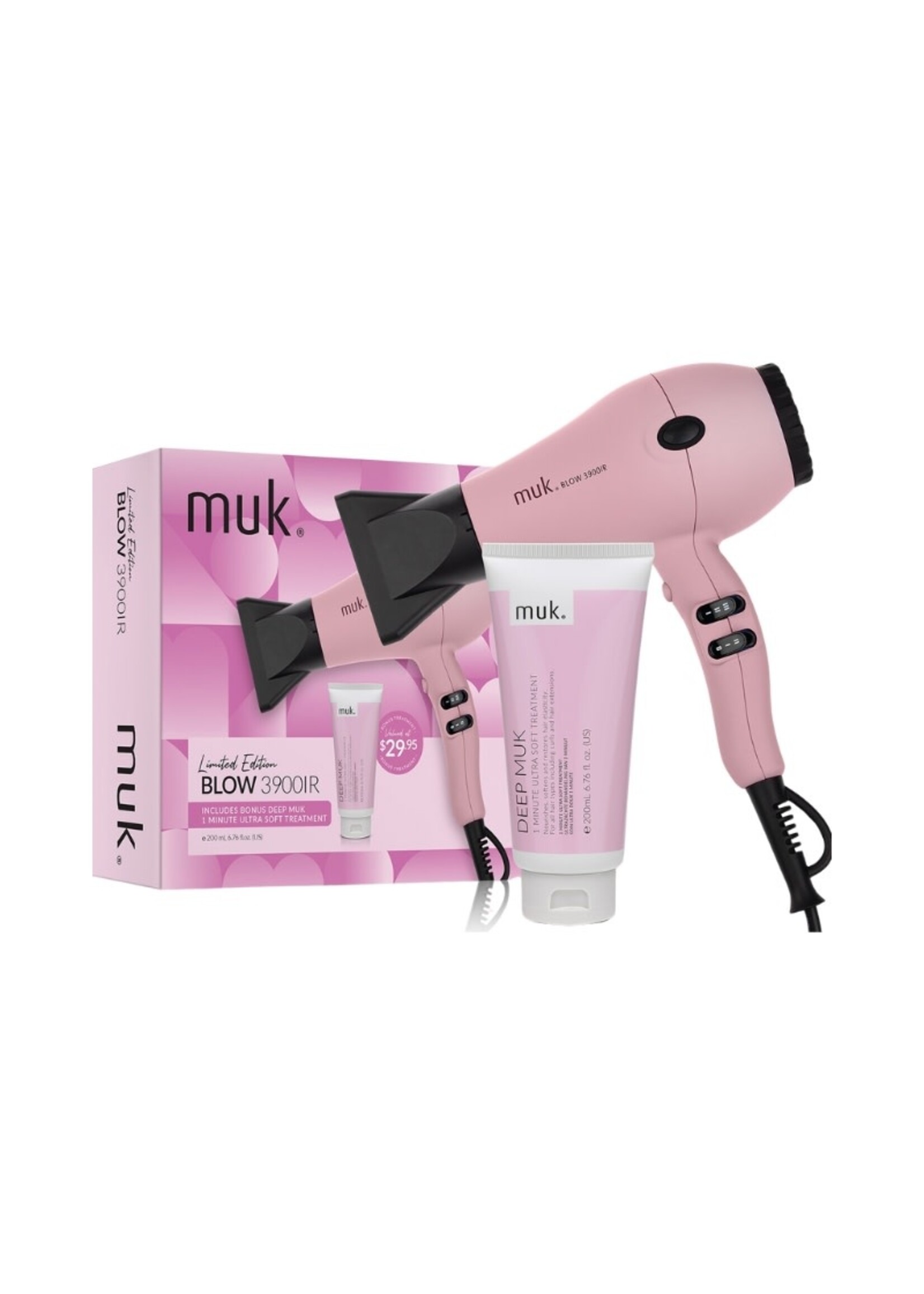Muk Muk Xmas 2025 Limited Edition Pink Blow 3900IR with Free Ultra Soft Treatment 200ml