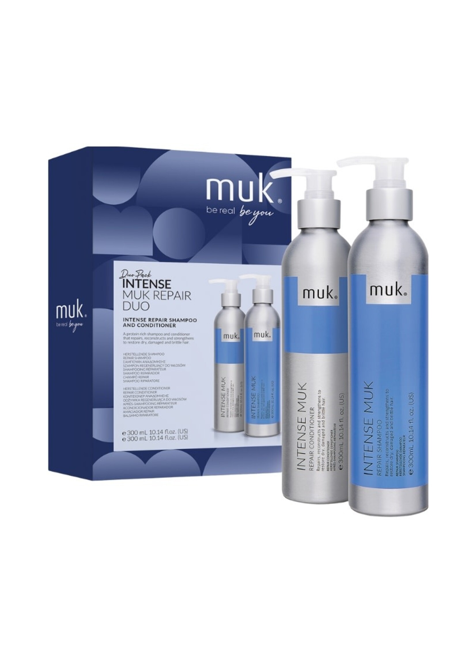 Muk Muk Xmas 2025 Intense Muk Repair Shampoo + Conditioner Duo Pack