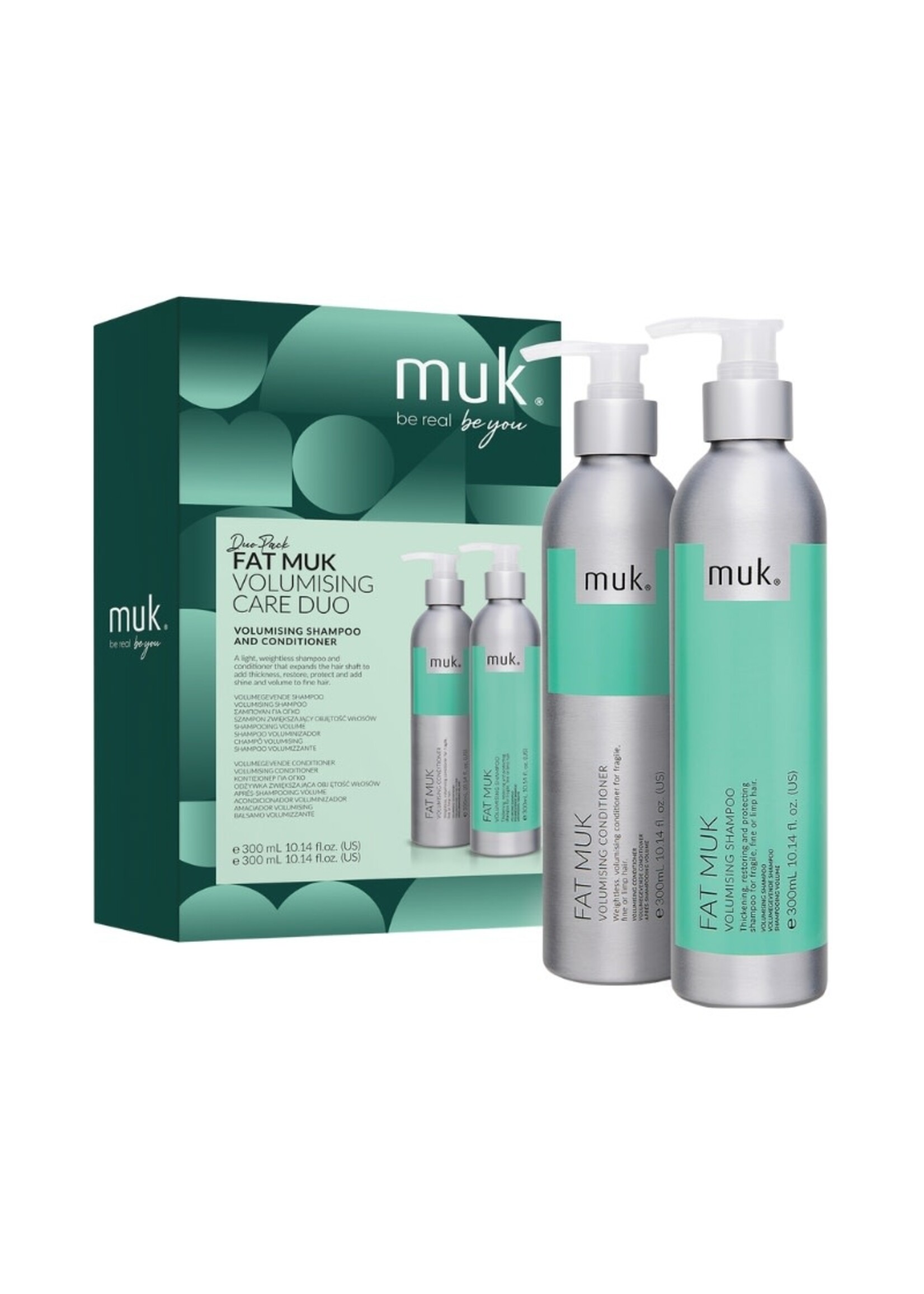 Muk Muk Xmas 2025 Fat Muk Volumising Shampoo + Conditioner Duo Pack