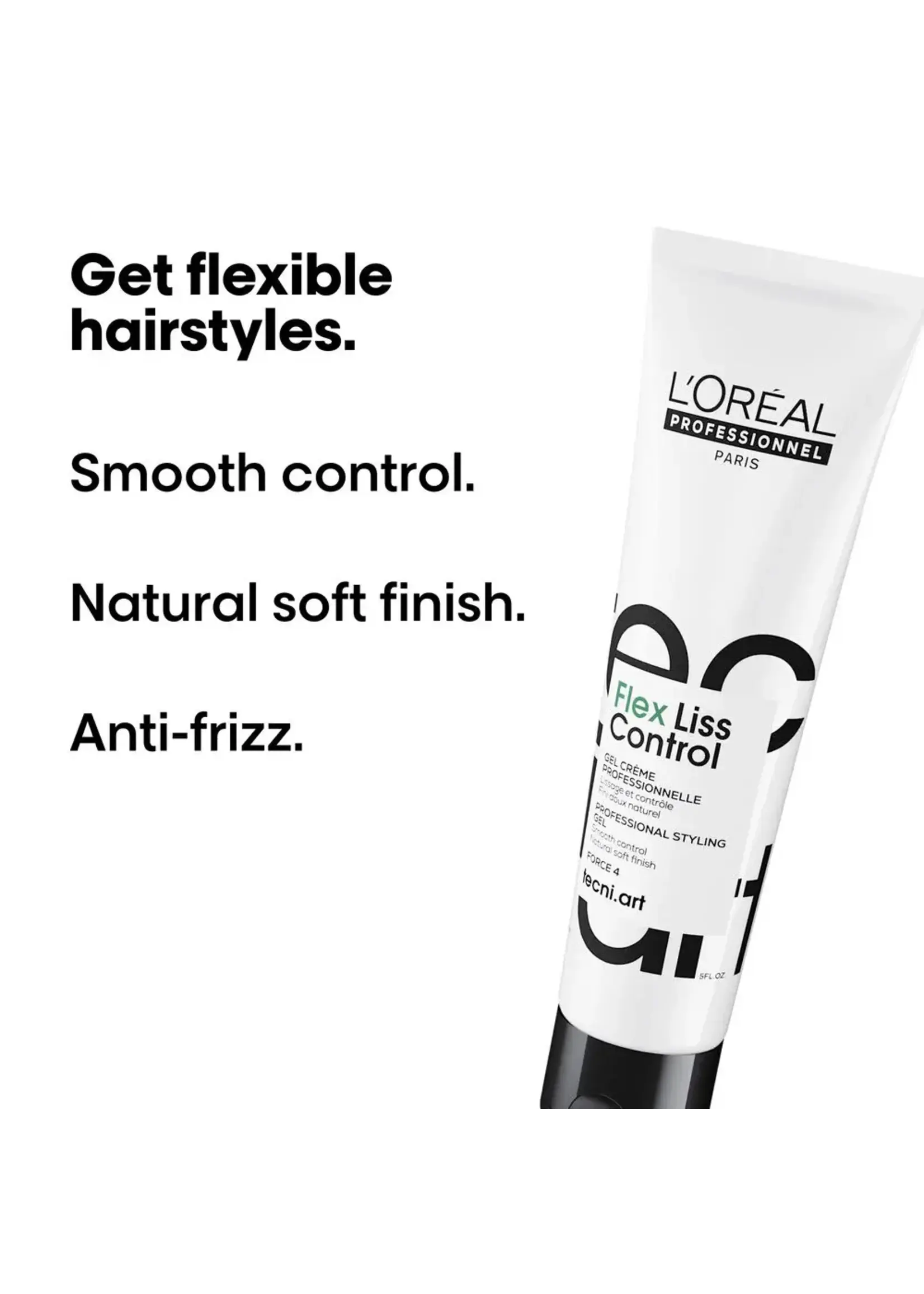 Loreal Professional Loreal Tecni.art Flex Liss Control Professional Styling Gel 150ml