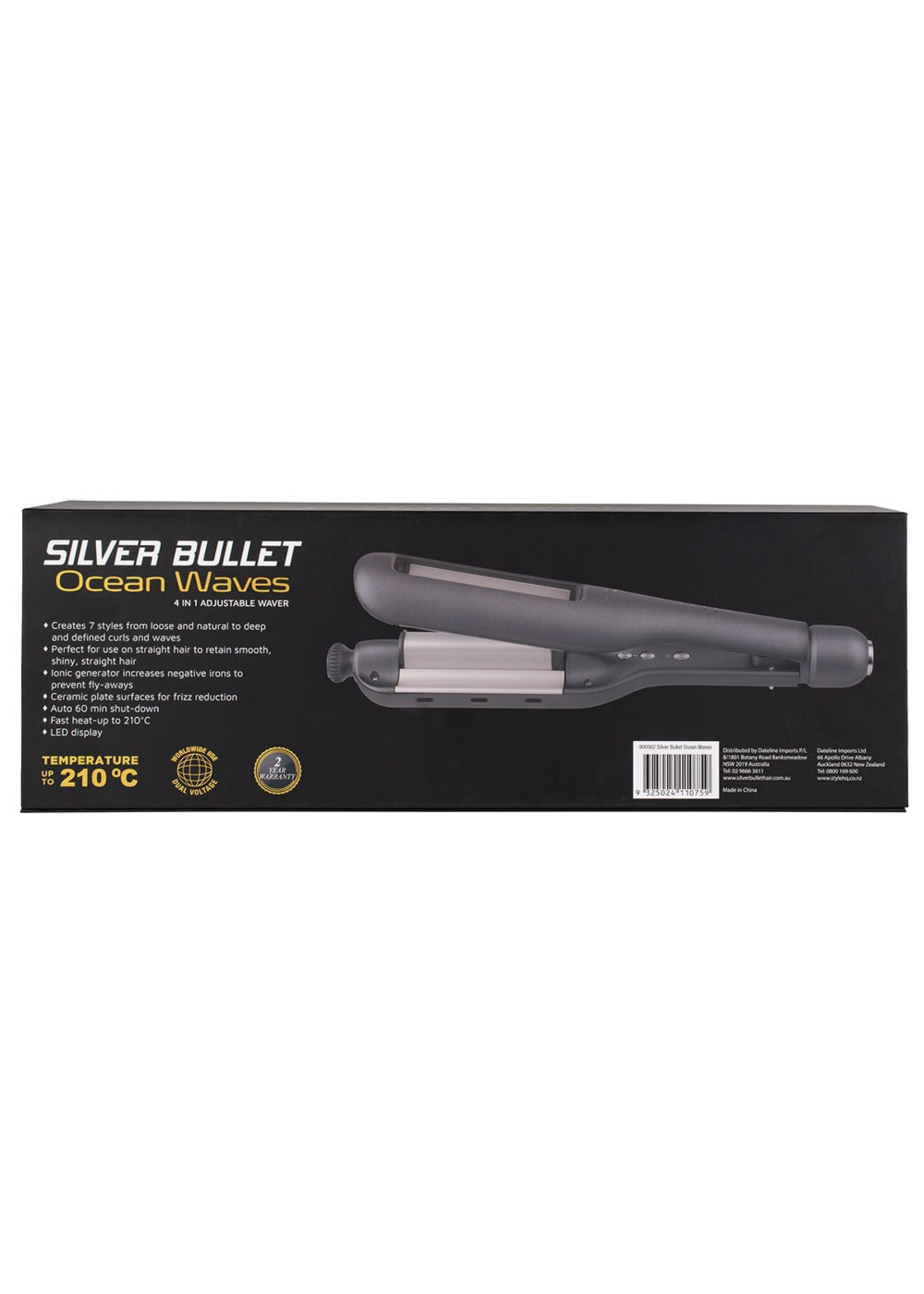 Silver Bullet Silver Bullet Ocean Waves 4 In 1 Adjustable Waver