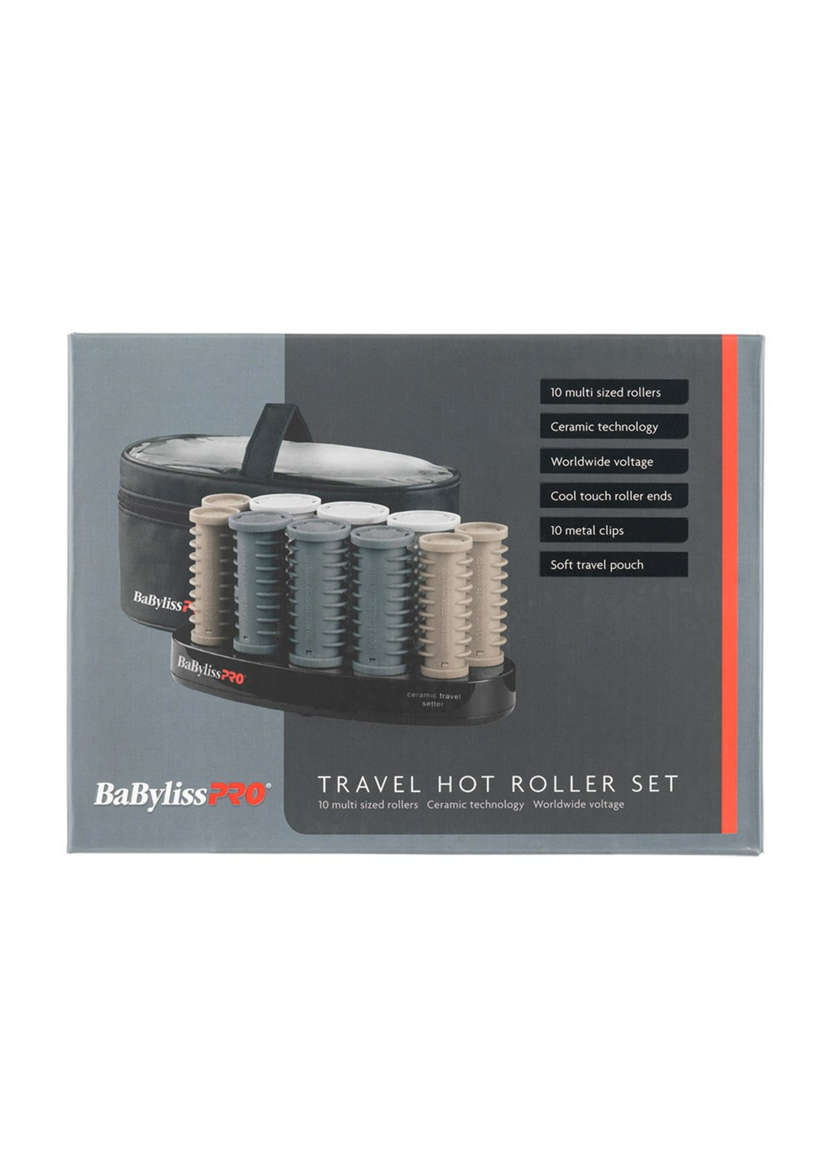 BabylissPRO BaBylissPRO Travel Hot Roller Set 10pc