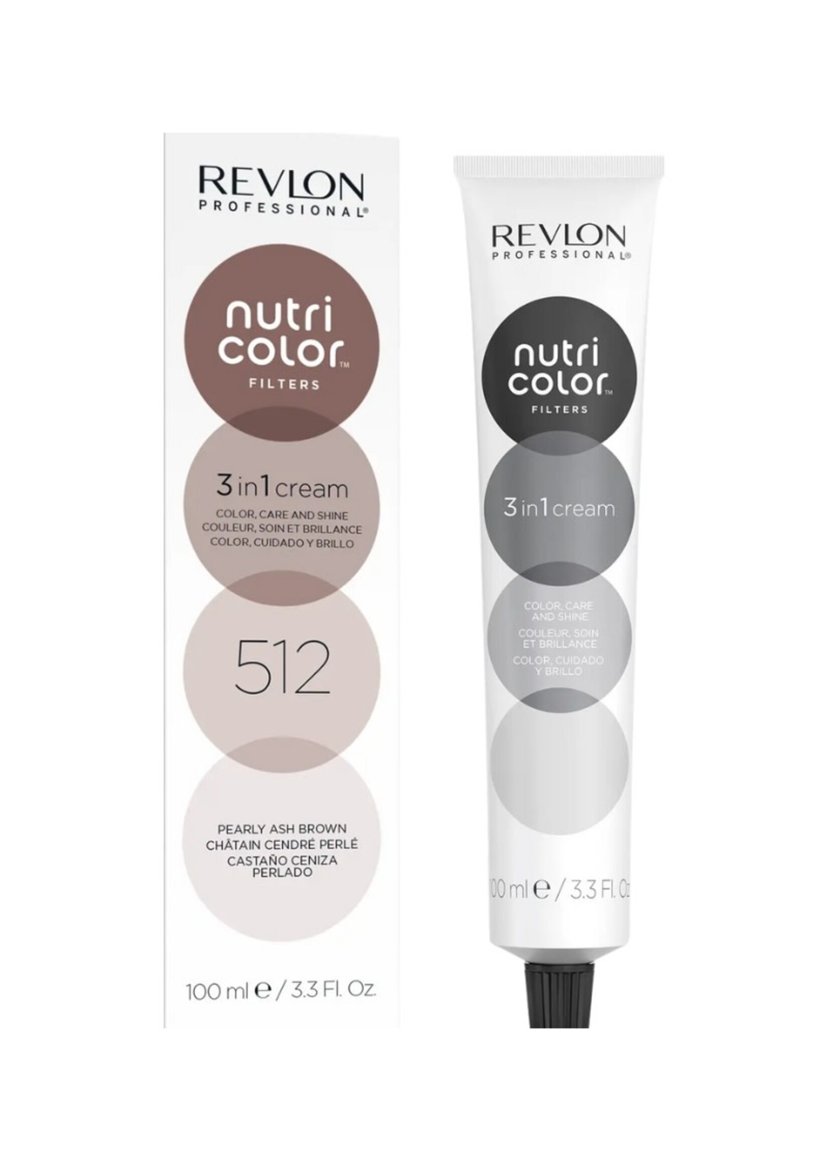 Revlon Professional Revlon Professional Nutri Color Filters 100ml - 512 Pearly Ash Brown