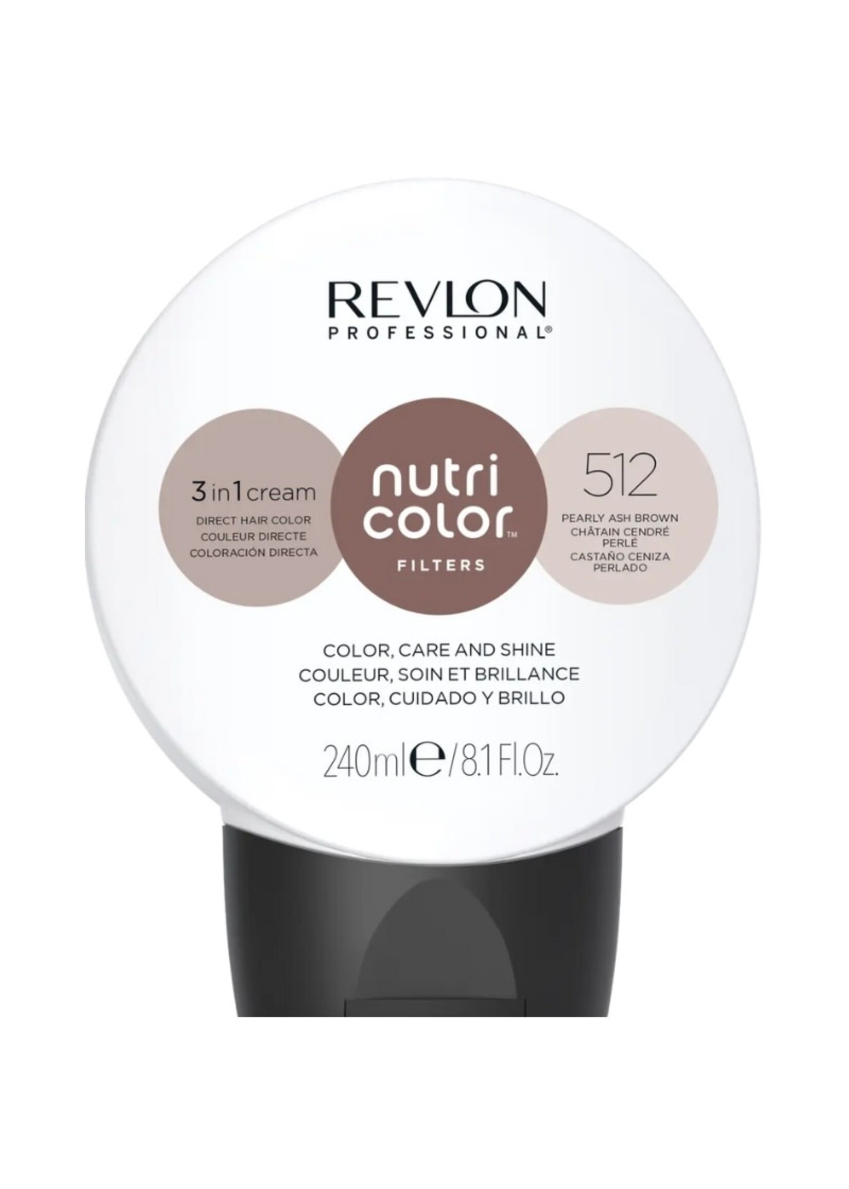 Revlon Professional Revlon Professional Nutri Color Filters 240ml - 512 Pearly Ash Brown