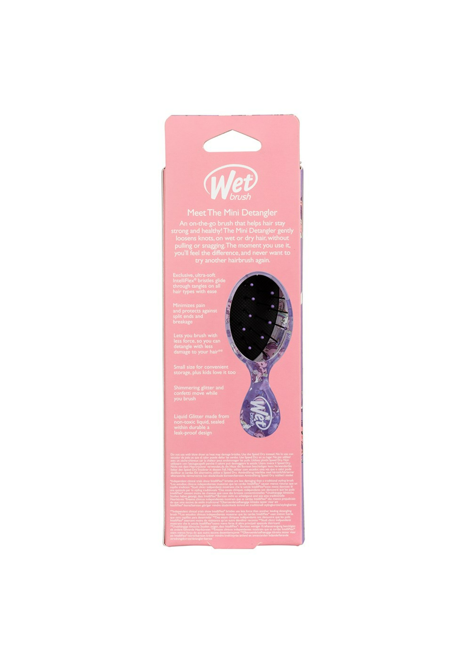 WetBrush WetBrush Unicorn Glitter Mini Detangler