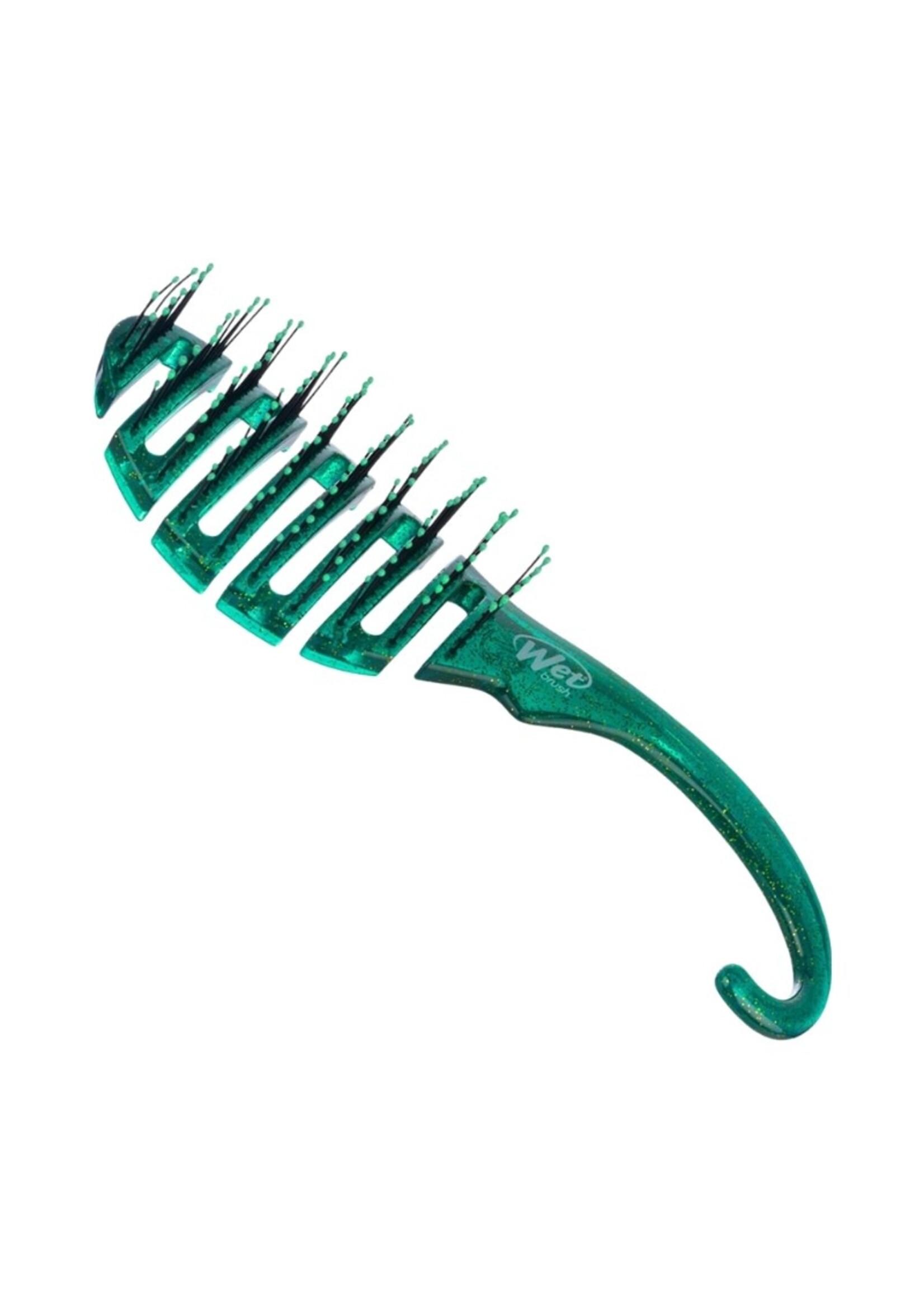 WetBrush WetBrush Shower Detangler Green Glitter