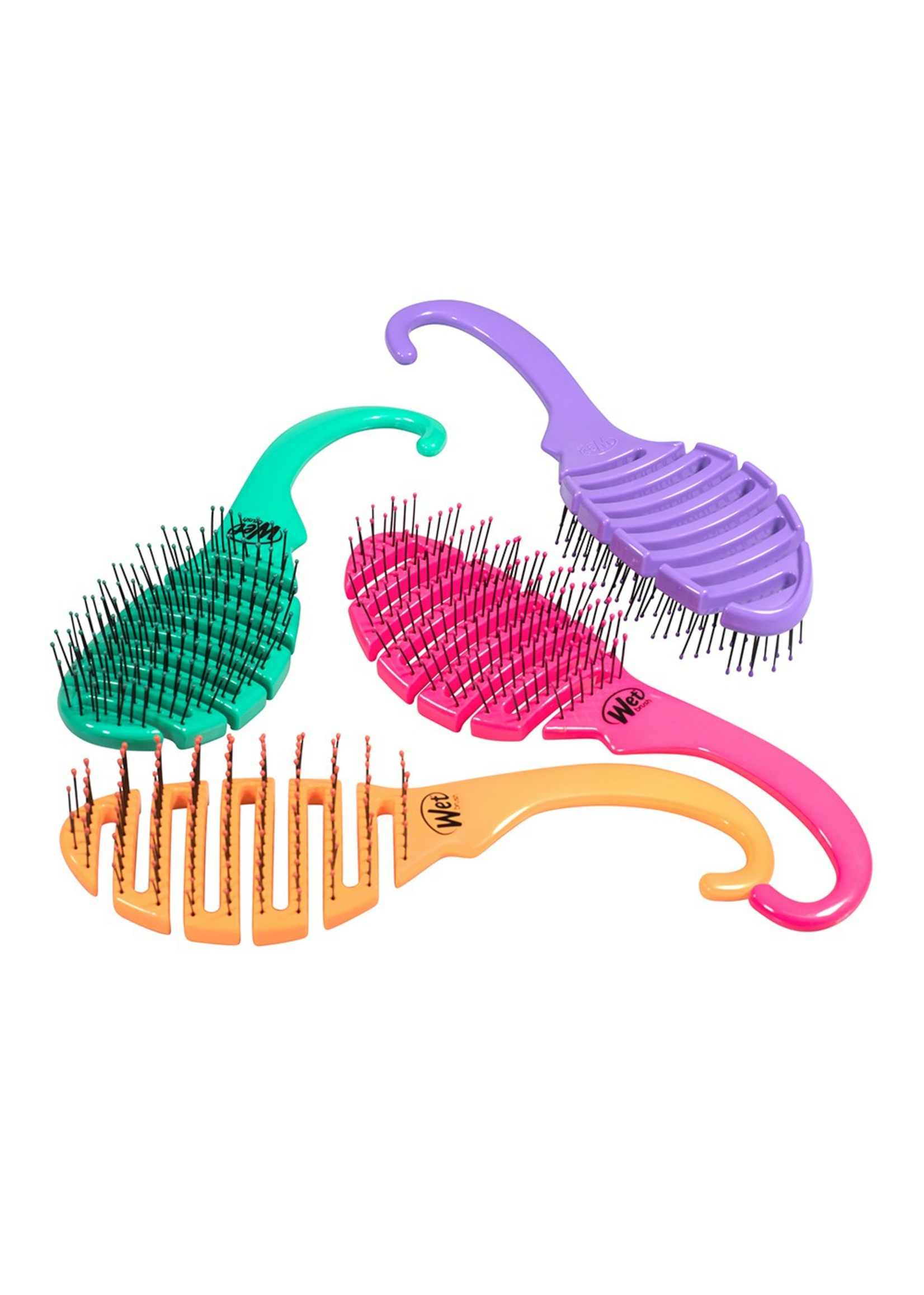 WetBrush WetBrush Shower Detangler Green Glitter