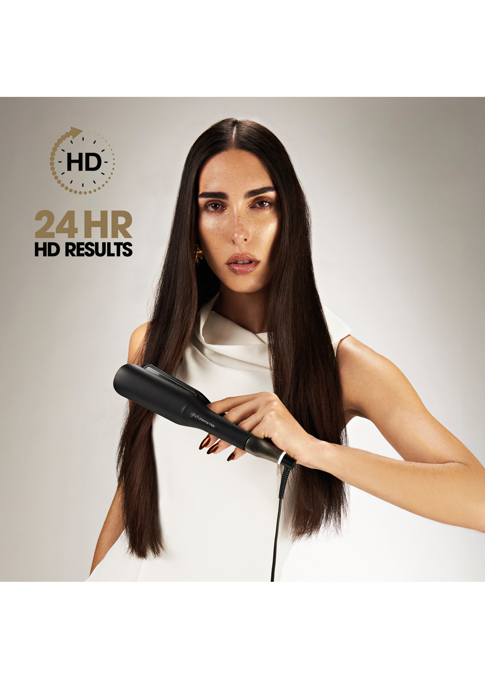 GHD GHD Chronos Max Wide Plate Hair Straightener Black