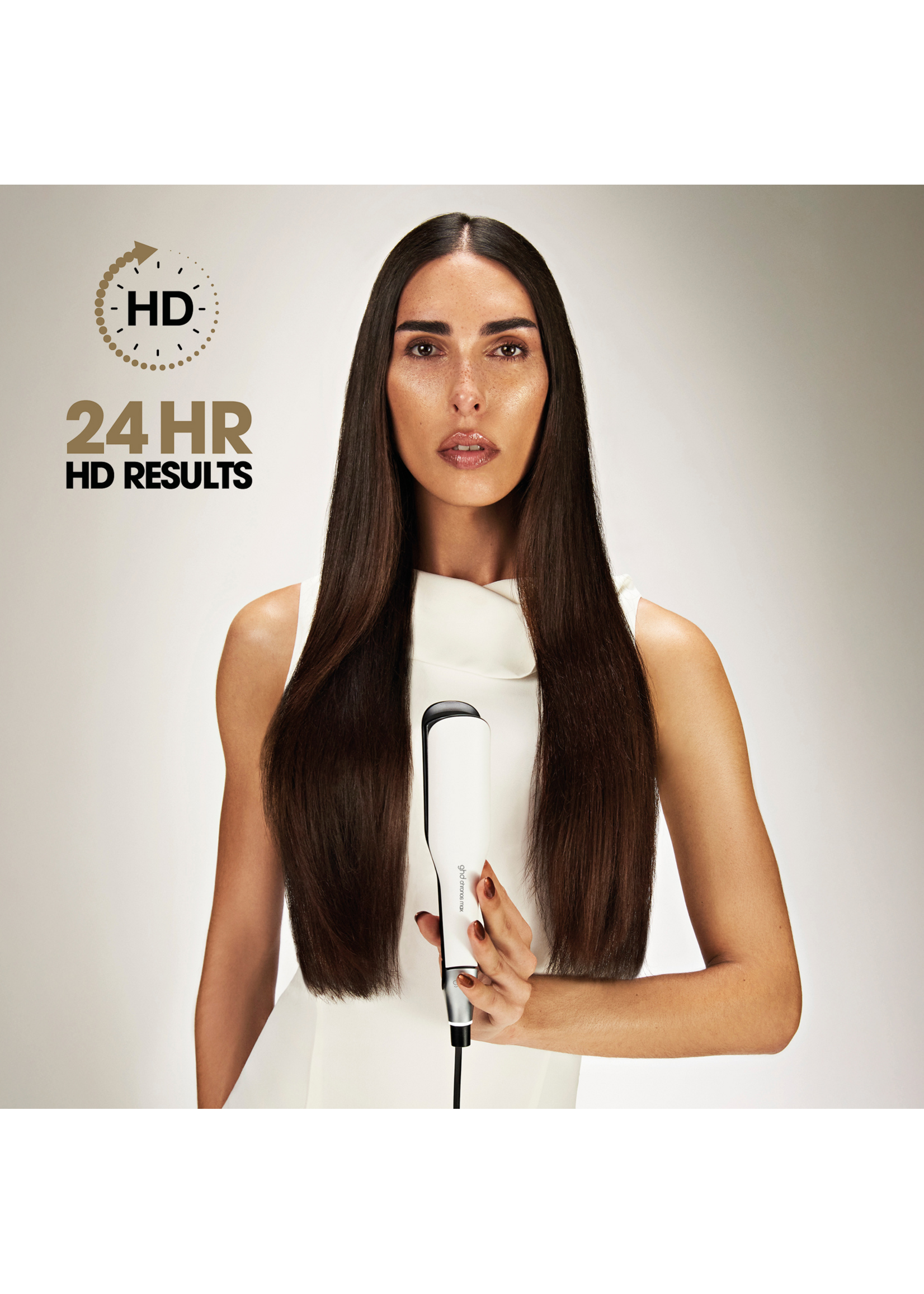 GHD GHD Chronos Max Wide Plate Hair Straightener White