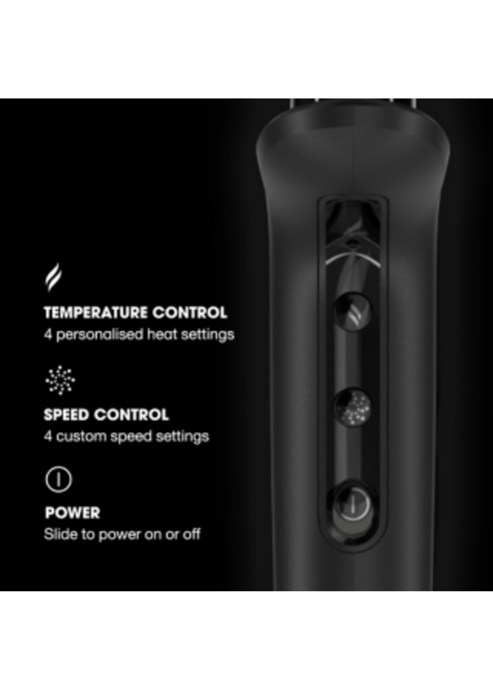 GHD GHD Speed Ionic Hairdryer - Metallic Black