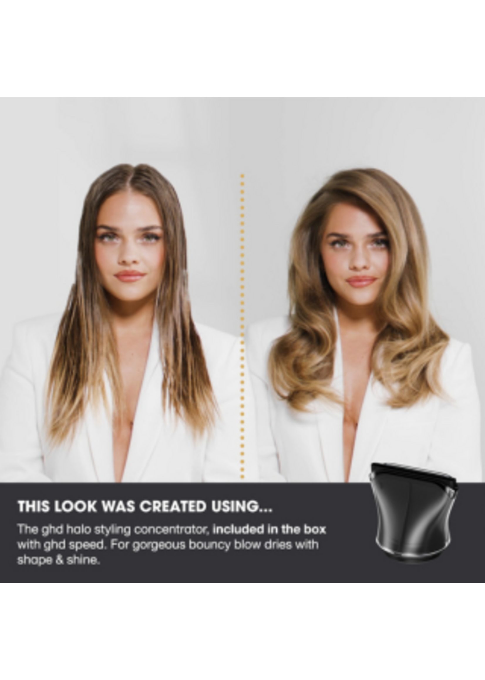 GHD GHD Speed Ionic Hairdryer - Metallic Black