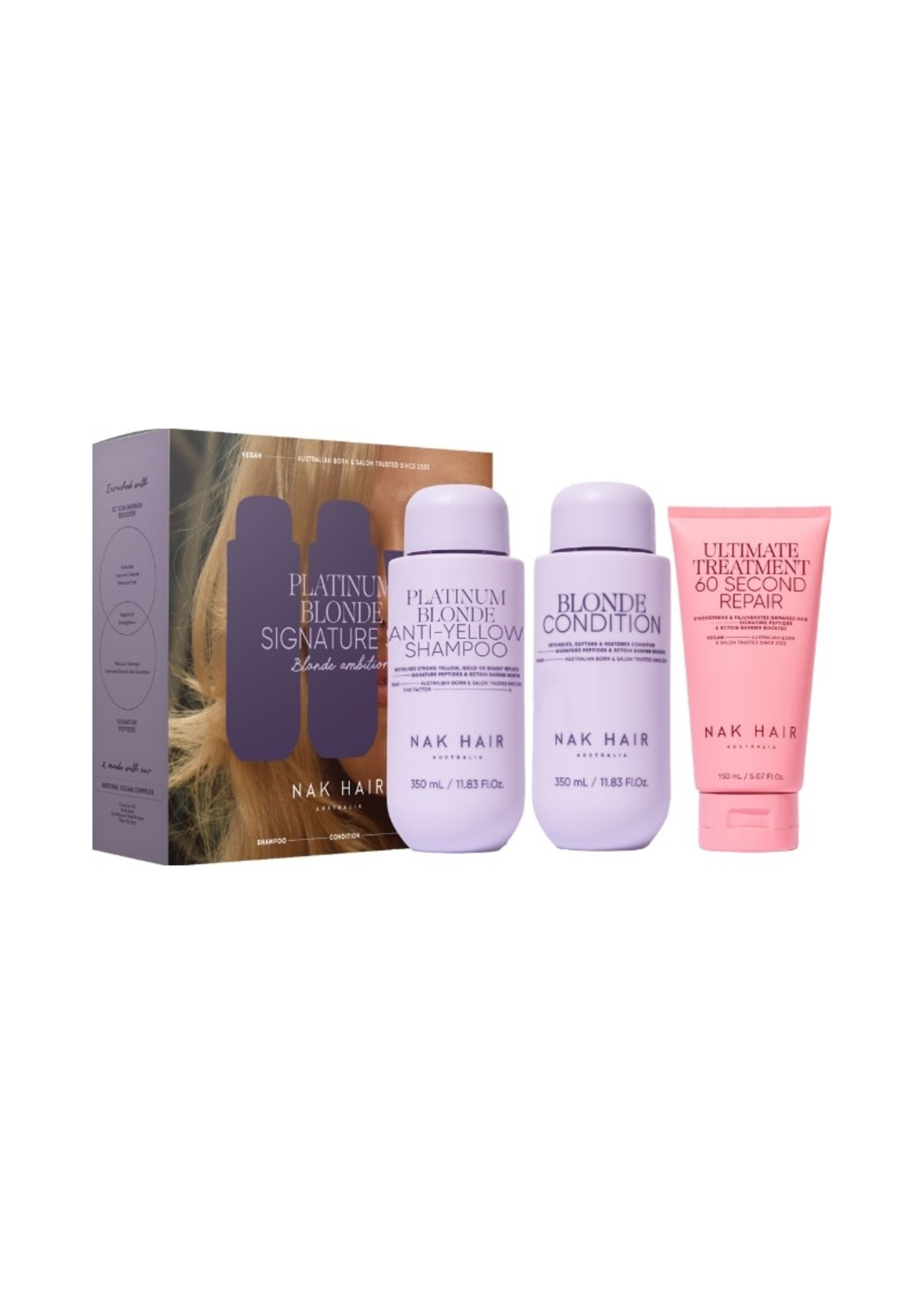 Nak Nak Mother's Day 2026 Signature Trio Pack - Platinum Blonde