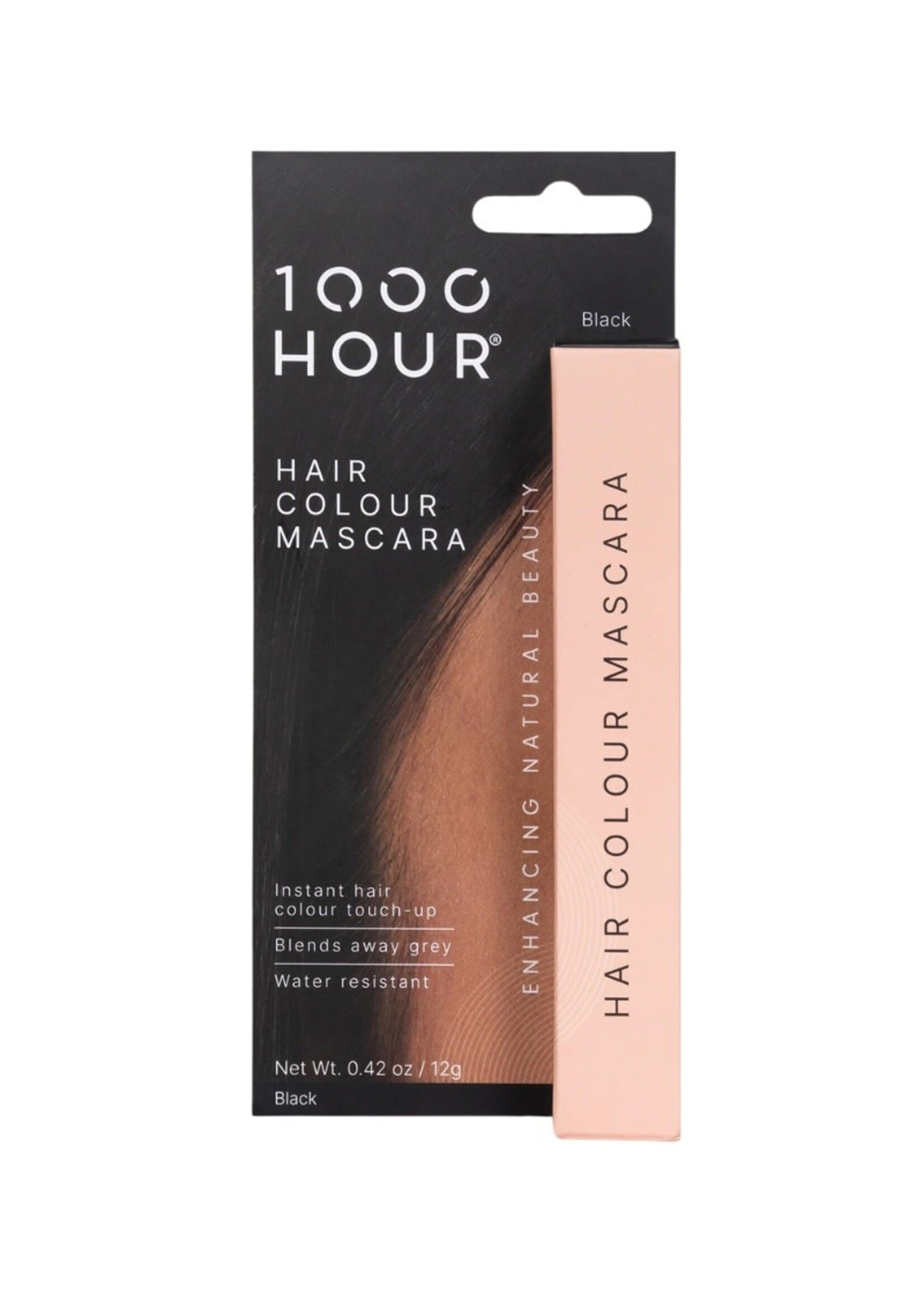 1000 Hour Hair Colour Mascara Black 12g