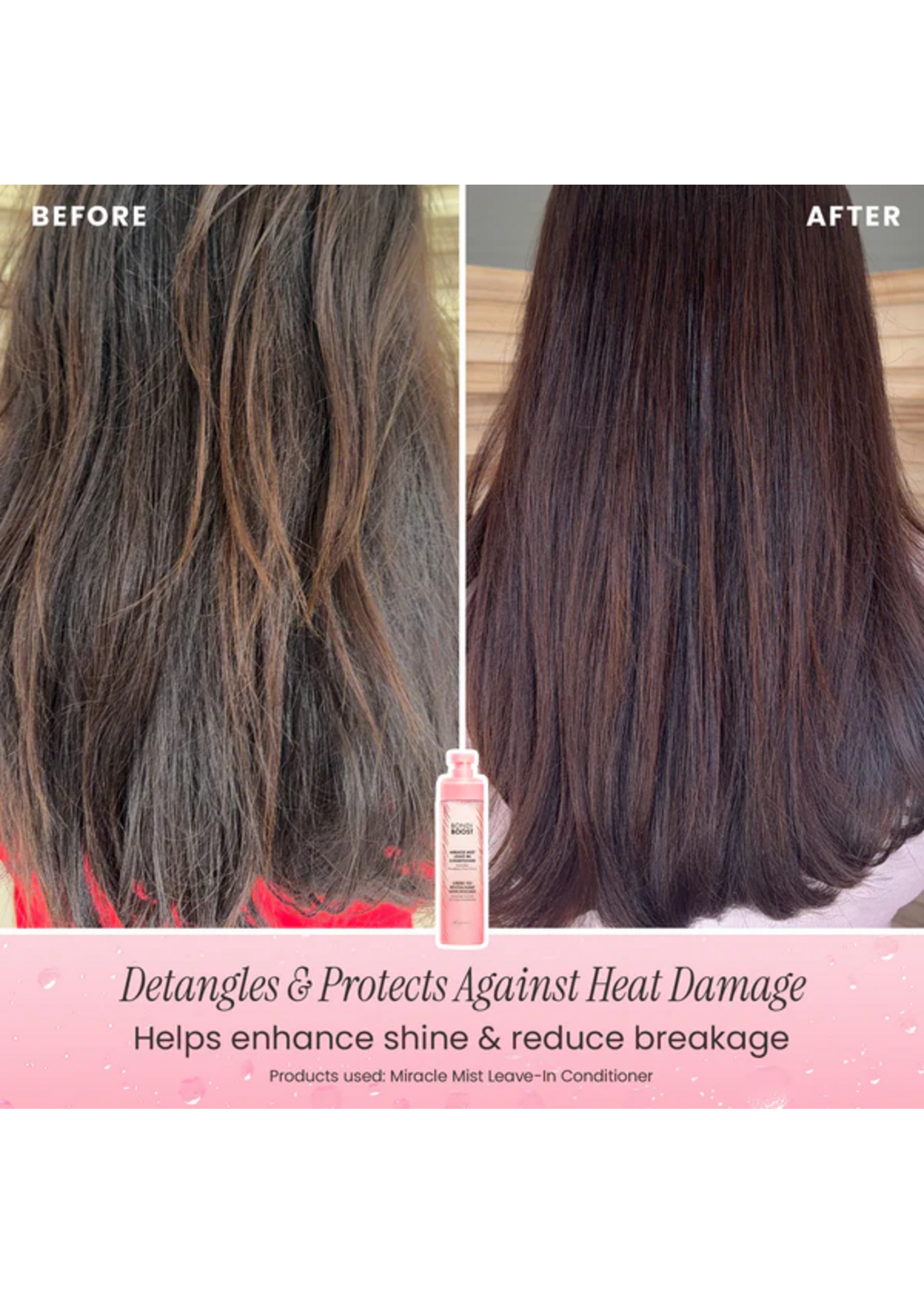 Bondi Boost Bondi Boost Strawberry Gum Miracle Mist Leave - In Conditioner + Heat Protect 150ml