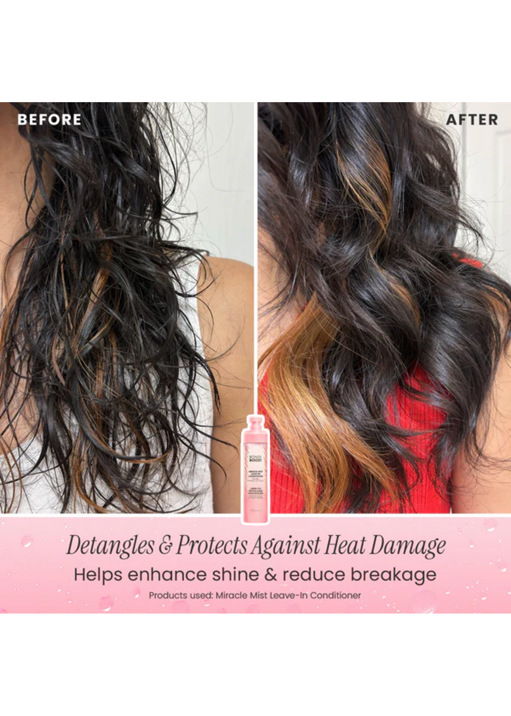 Bondi Boost Bondi Boost Strawberry Gum Miracle Mist Leave - In Conditioner + Heat Protect 150ml