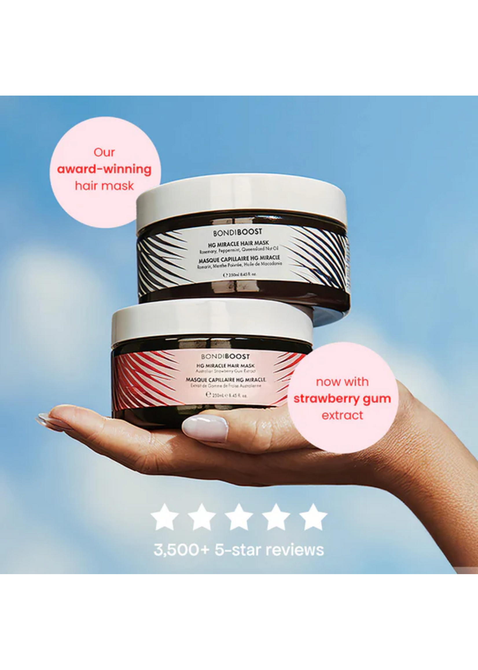 Bondi Boost Bondi Boost HG Strawberry Gum Miracle Hair Mask 250ml