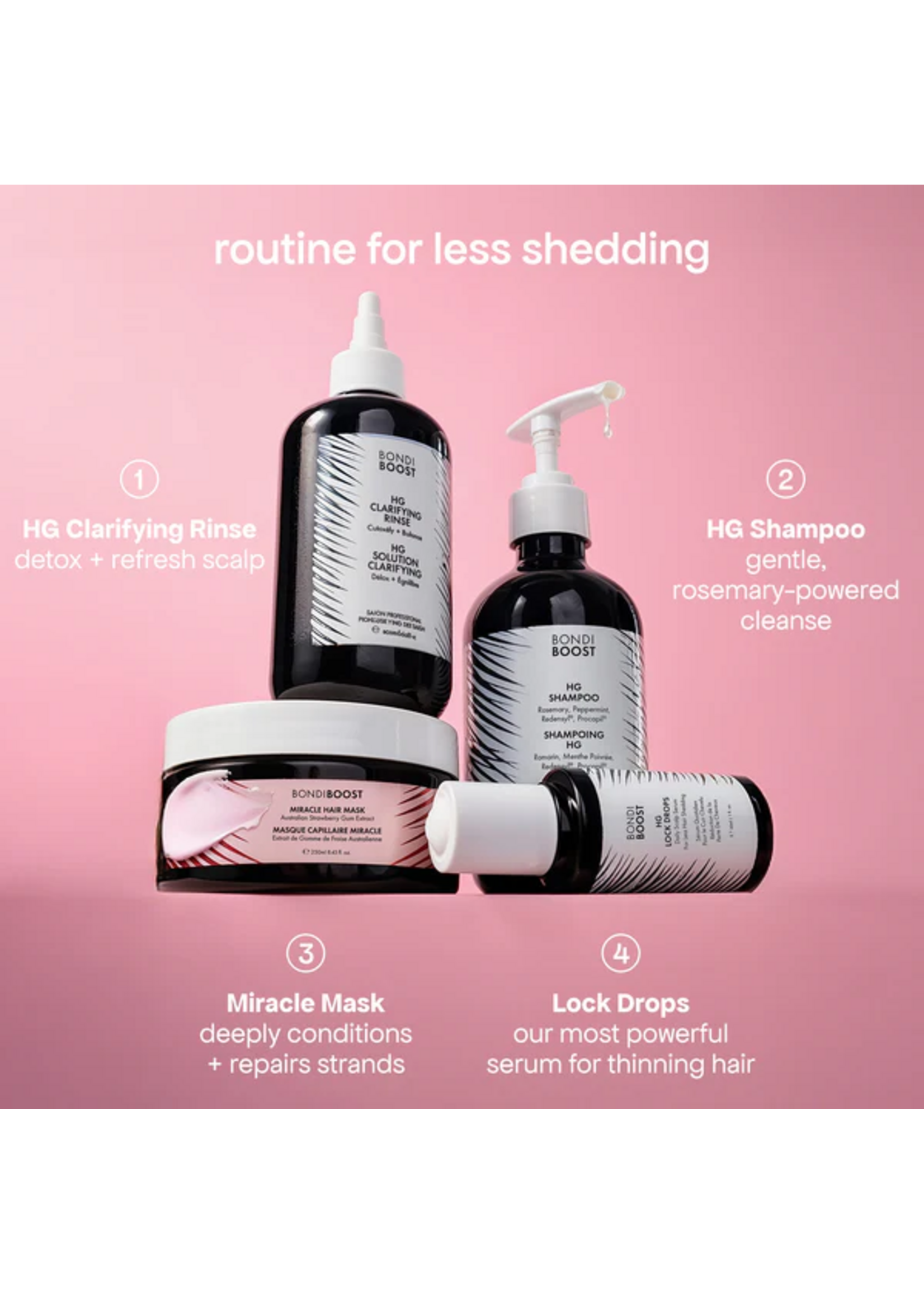 Bondi Boost Bondi Boost HG Strawberry Gum Miracle Hair Mask 250ml