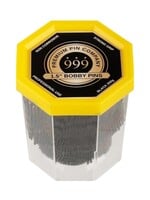 999 Premium Pin Company 999 Bobby Pins 1 1/2 Inch Black Tub 250pcs