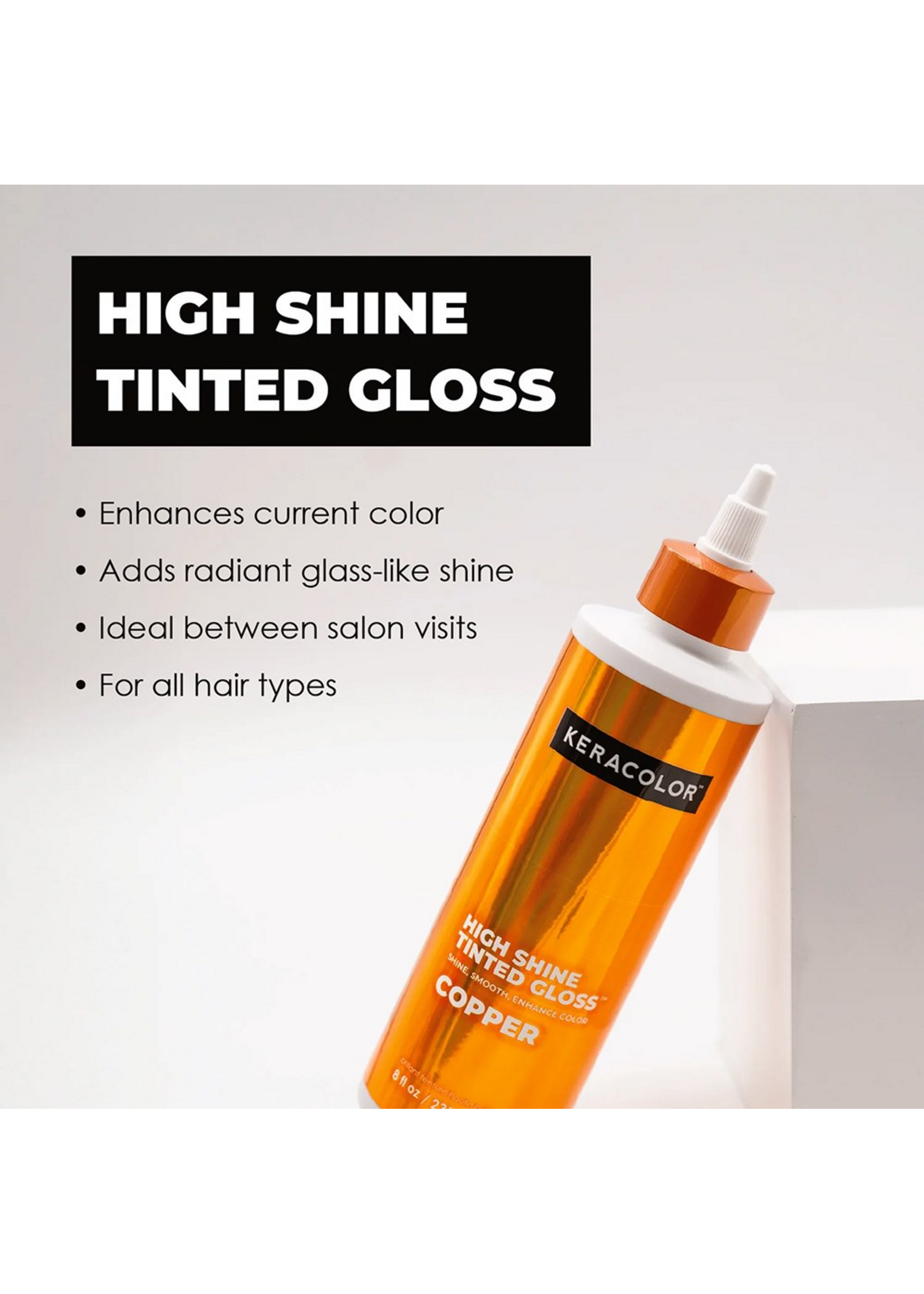 Keracolor Keracolor Color High Shine Tinted Gloss Copper 237ml