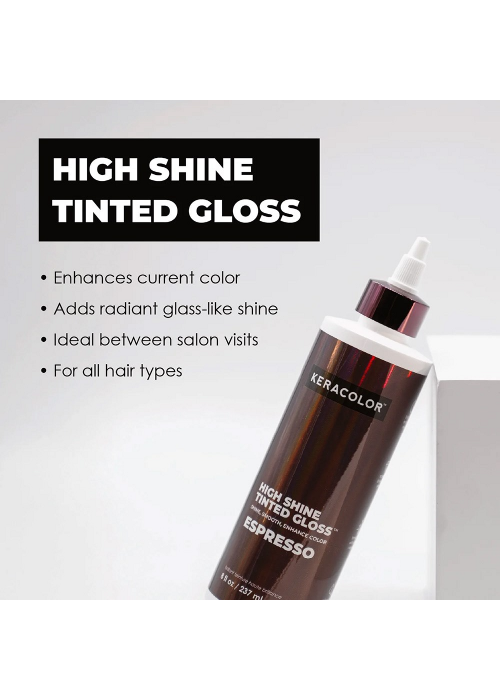 Keracolor Keracolor Color High Shine Tinted Gloss Espresso 237ml