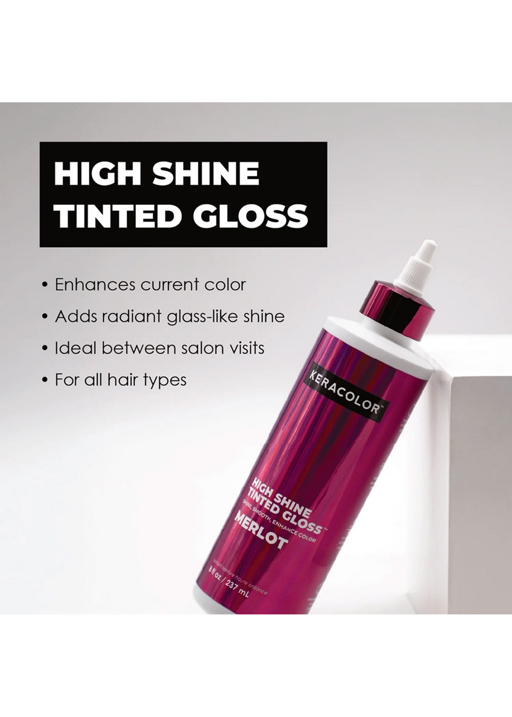 Keracolor Keracolor Color High Shine Tinted Gloss Merlot 237ml