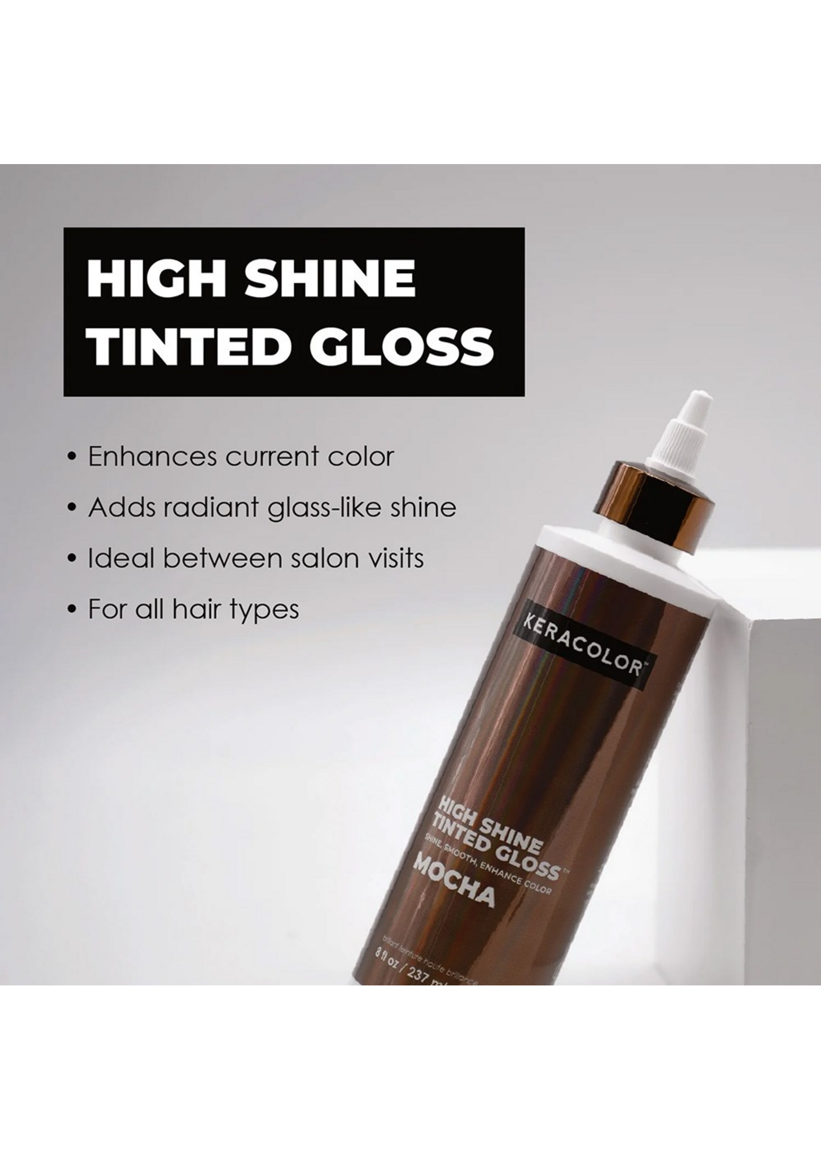Keracolor Keracolor Color High Shine Tinted Gloss Mocha 237ml