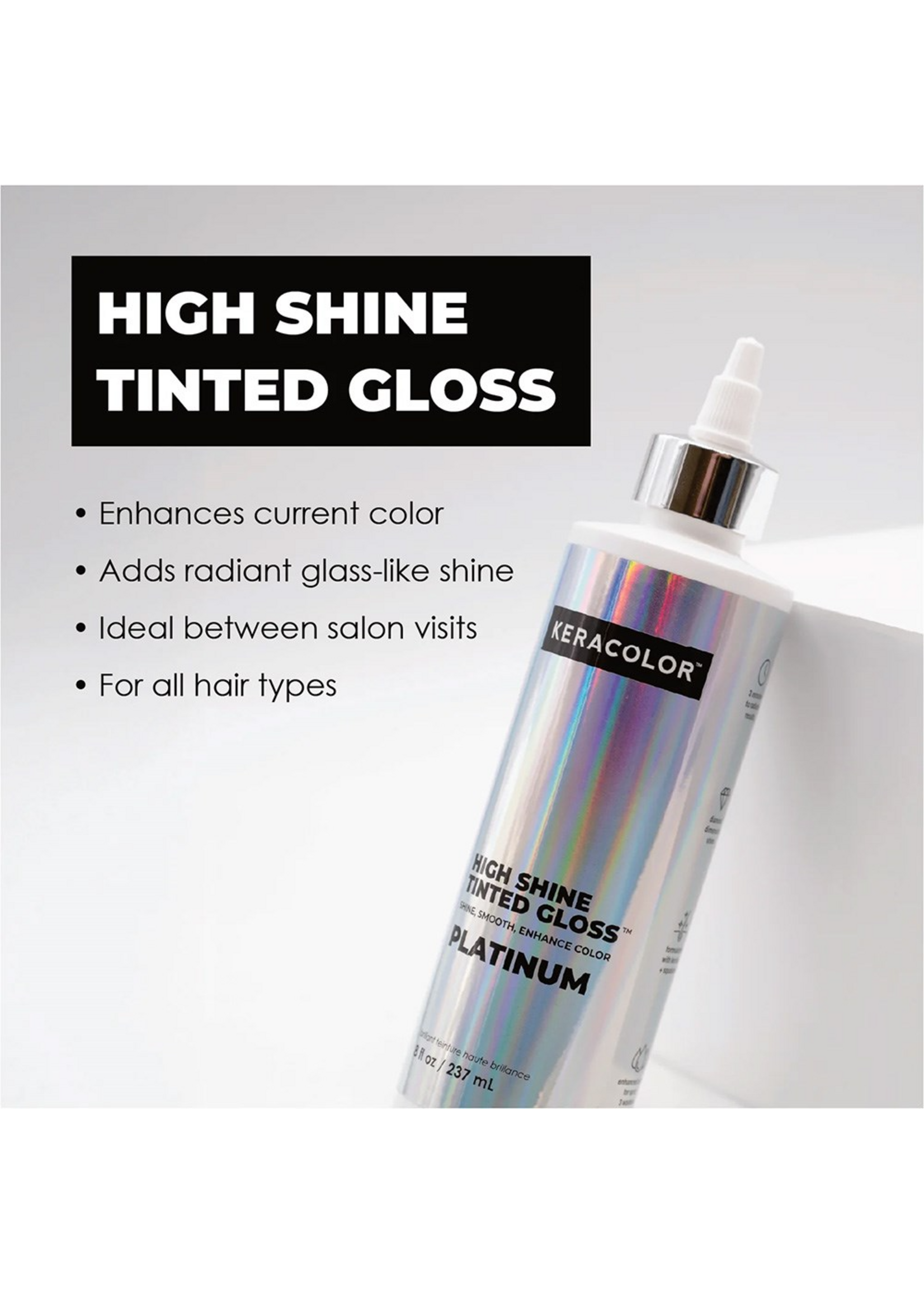 Keracolor Keracolor Color High Shine Tinted Gloss Platinum 237ml