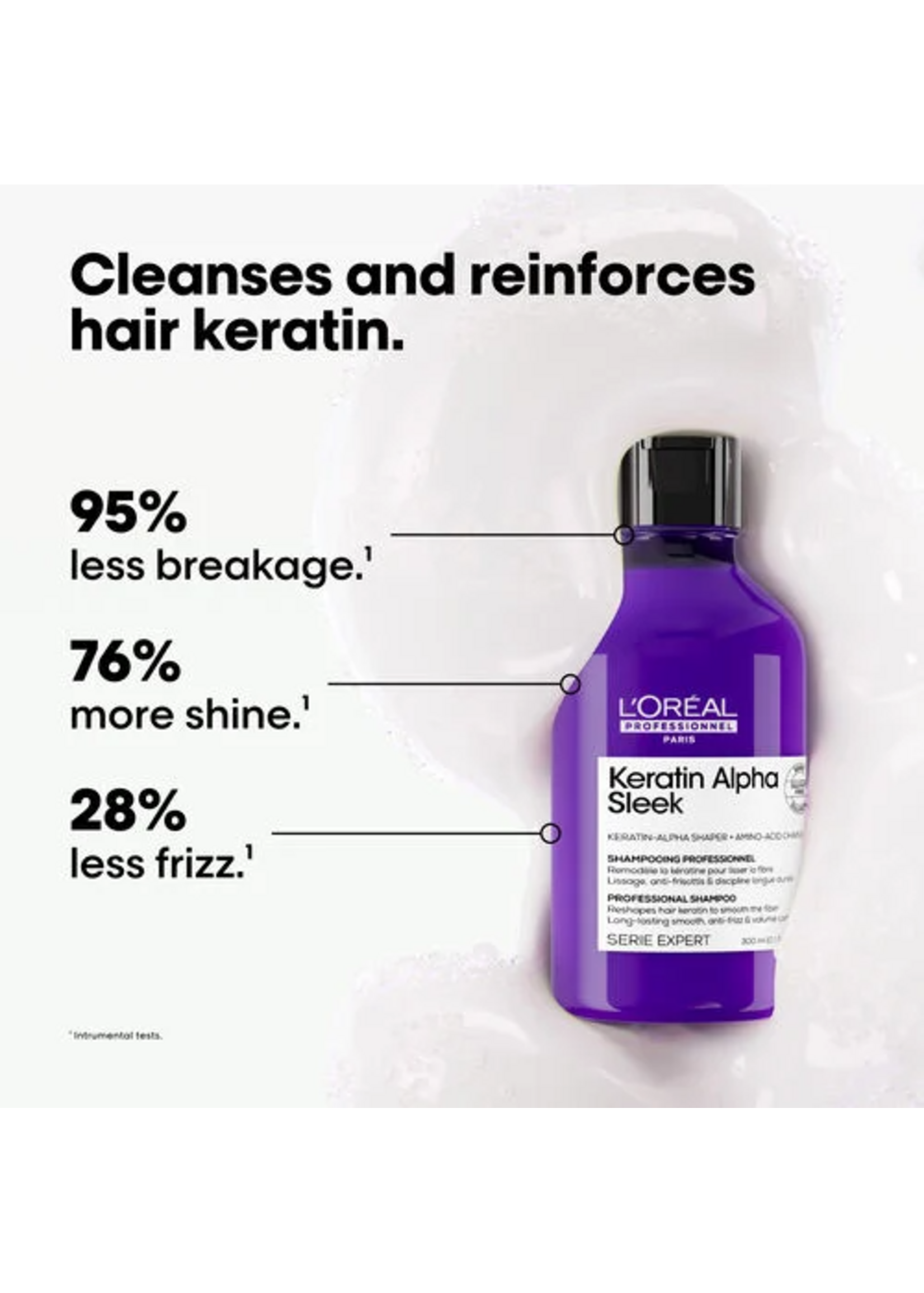 Loreal Professional Loreal Serie Expert Keratin Alpha Sleek Shampoo 300ml
