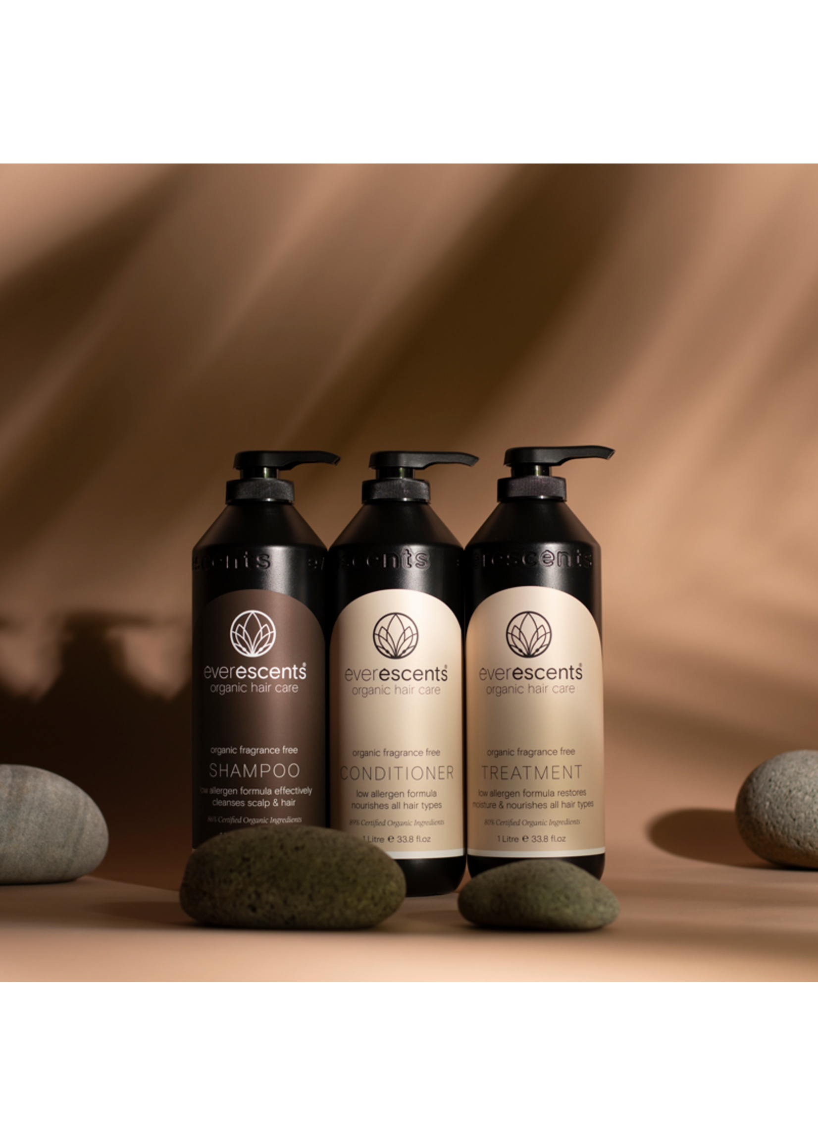 Everescents Organic Fragrance Free Conditioner 1L