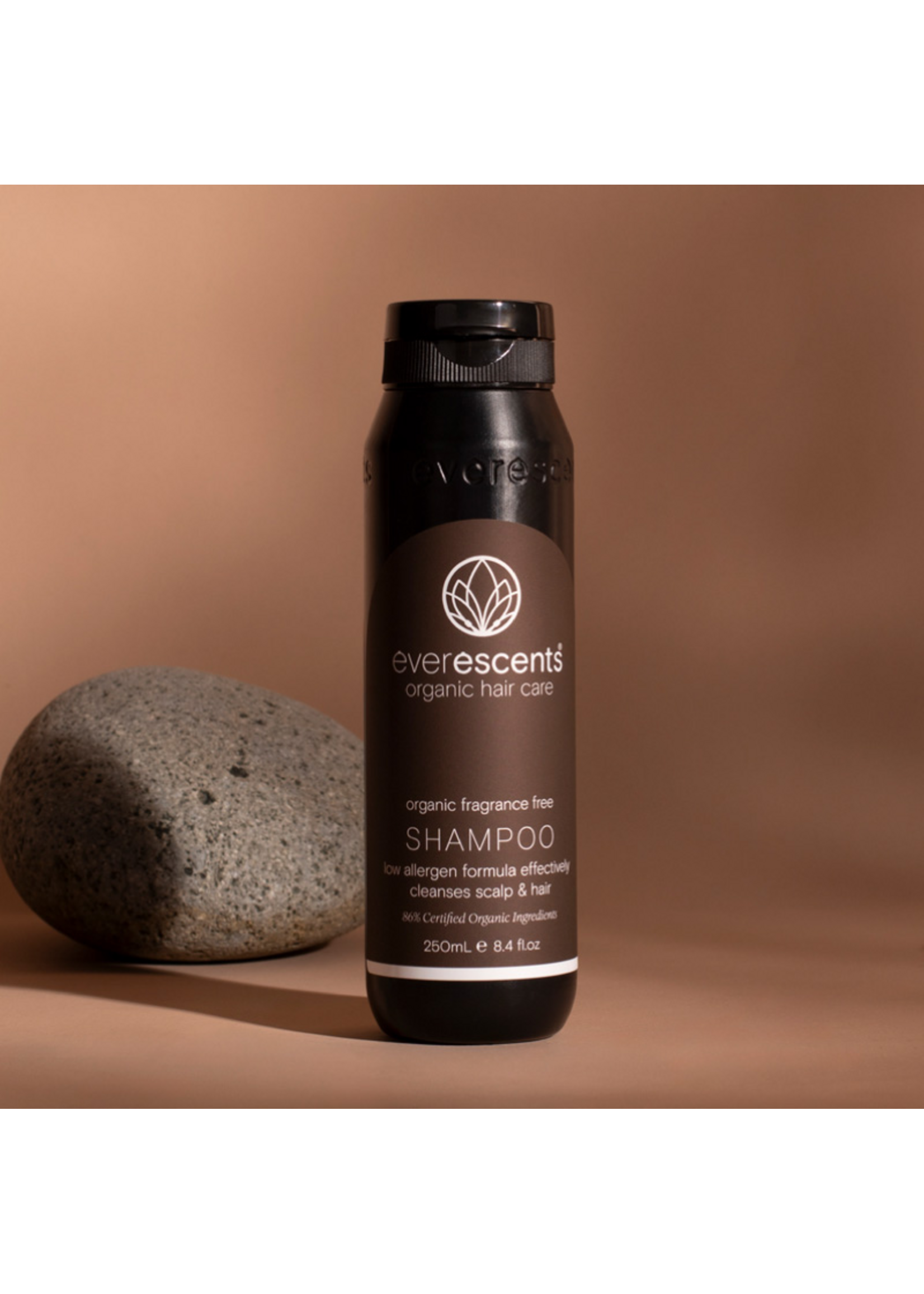 Everescents Organic Fragrance Free Shampoo 250ml