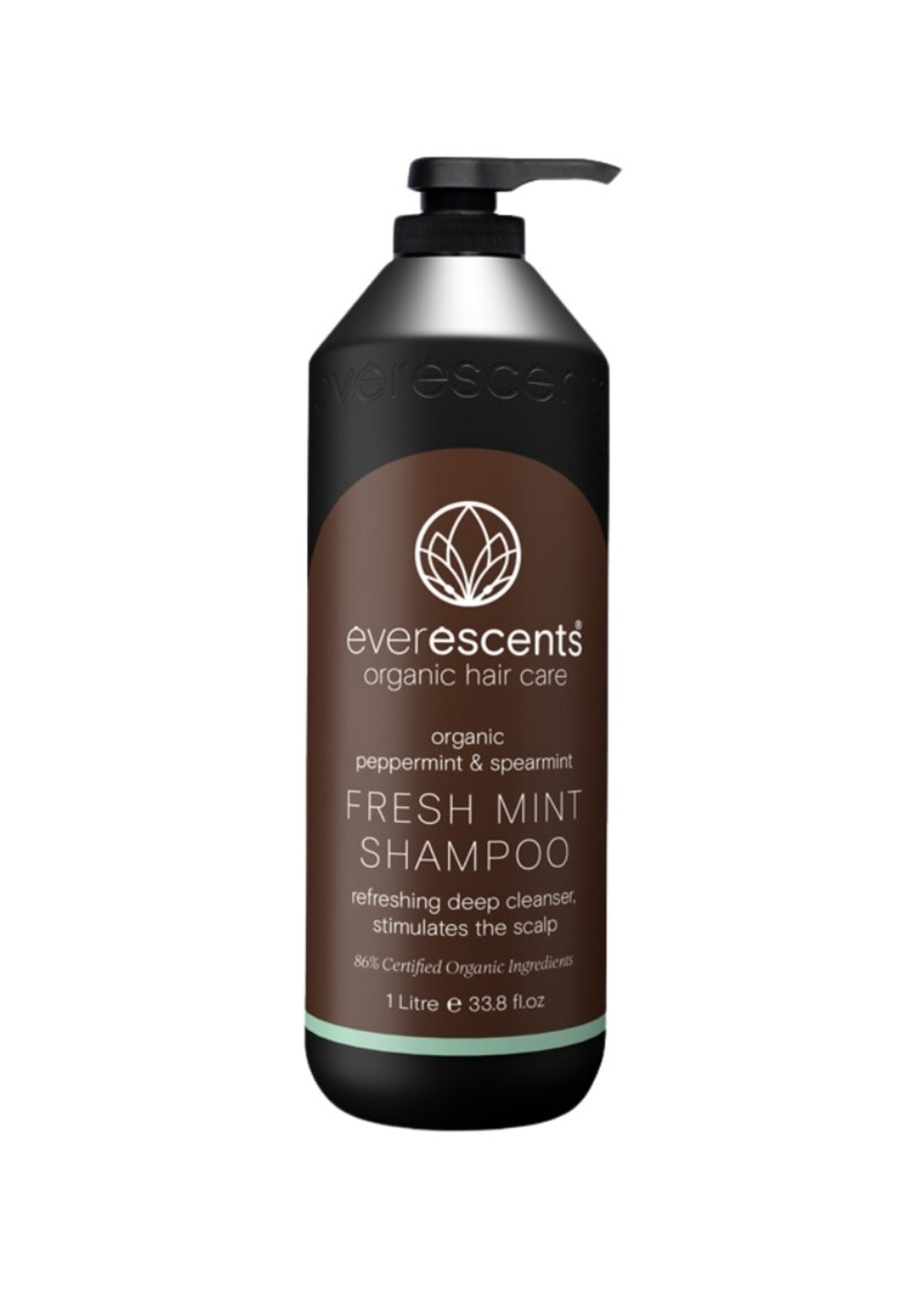 Everescents Everescents Organic Fresh Mint Shampoo 1L