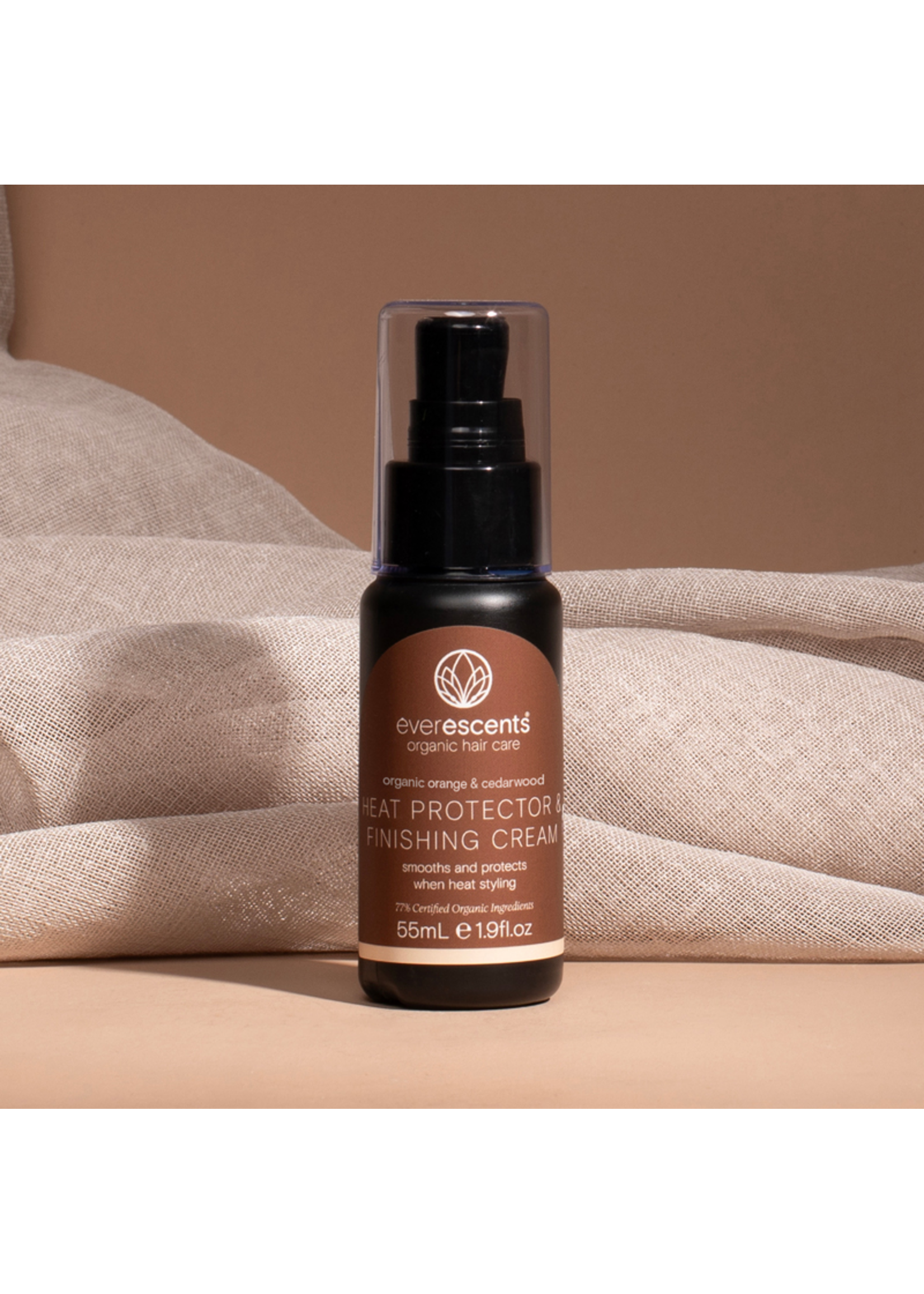 Everescents Everescents Organic Heat Protector & Finishing Cream 55ml