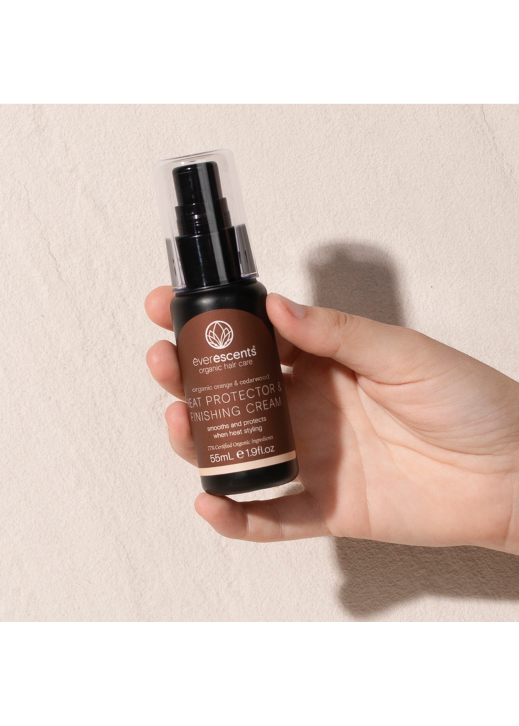 Everescents Everescents Organic Heat Protector & Finishing Cream 55ml