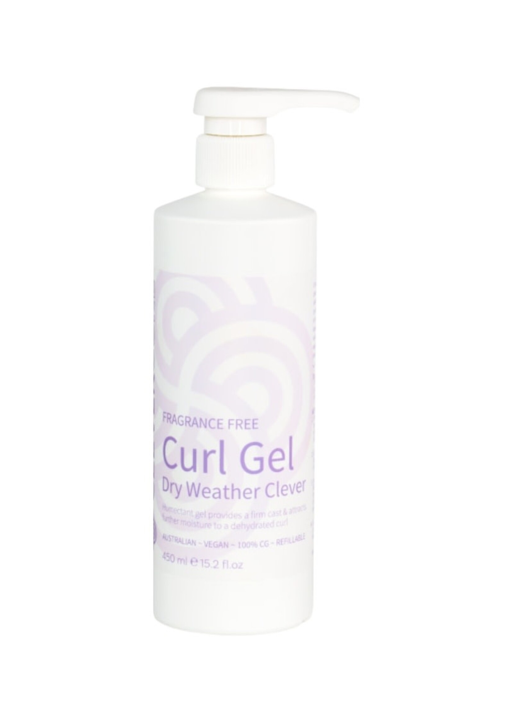 Clever Curl Clever Curl Fragrance Free Gel Dry Weather 450ml (Classic)