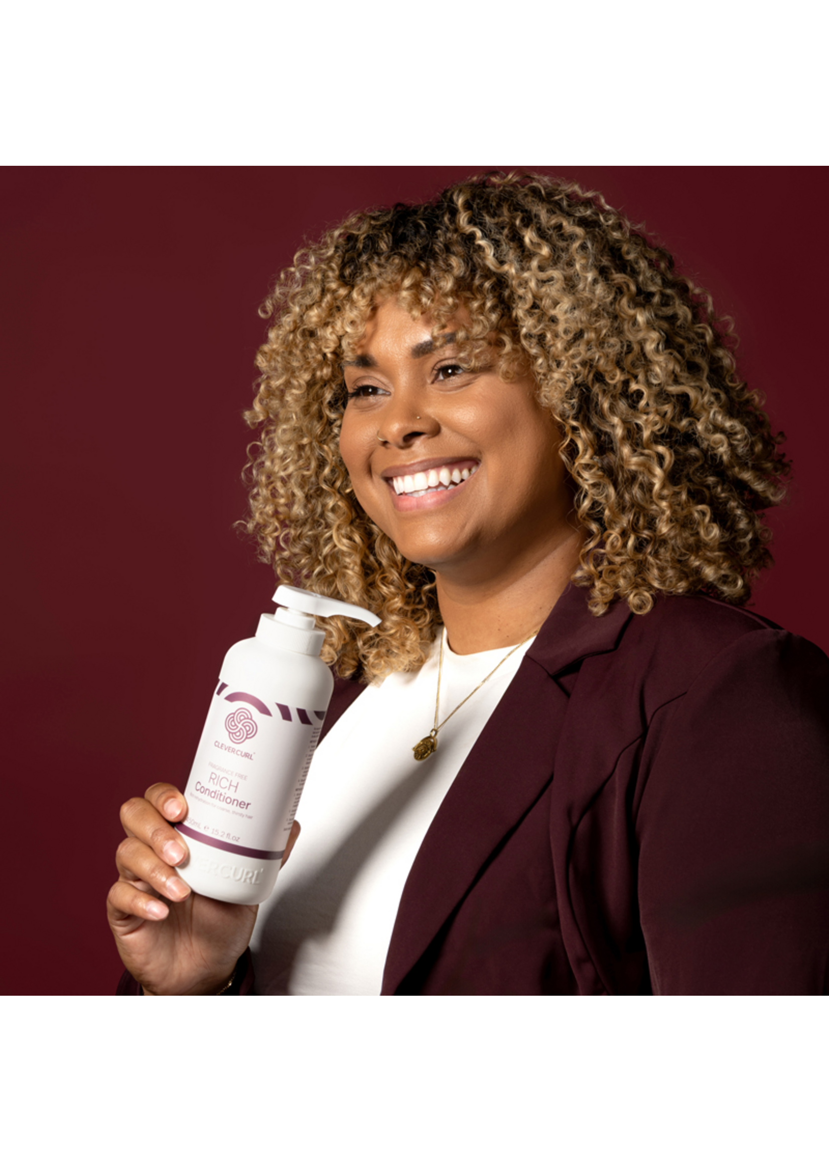 Clever Curl Clever Curl Fragrance Free Rich Conditioner 450ml