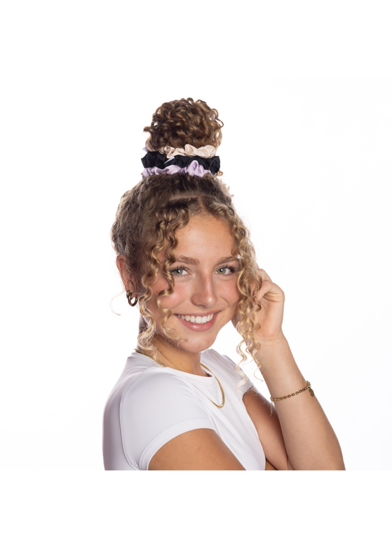 Clever Curl Clever Curl rPET Satin Scrunchie