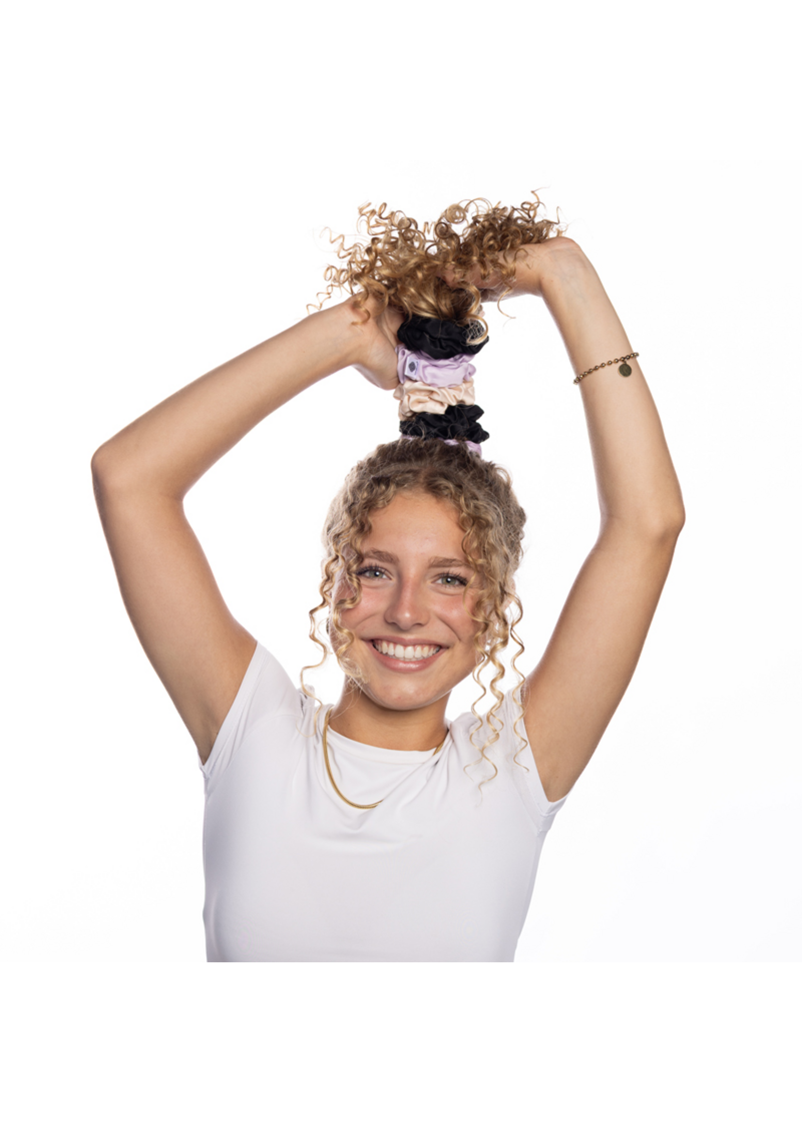 Clever Curl Clever Curl rPET Satin Scrunchie