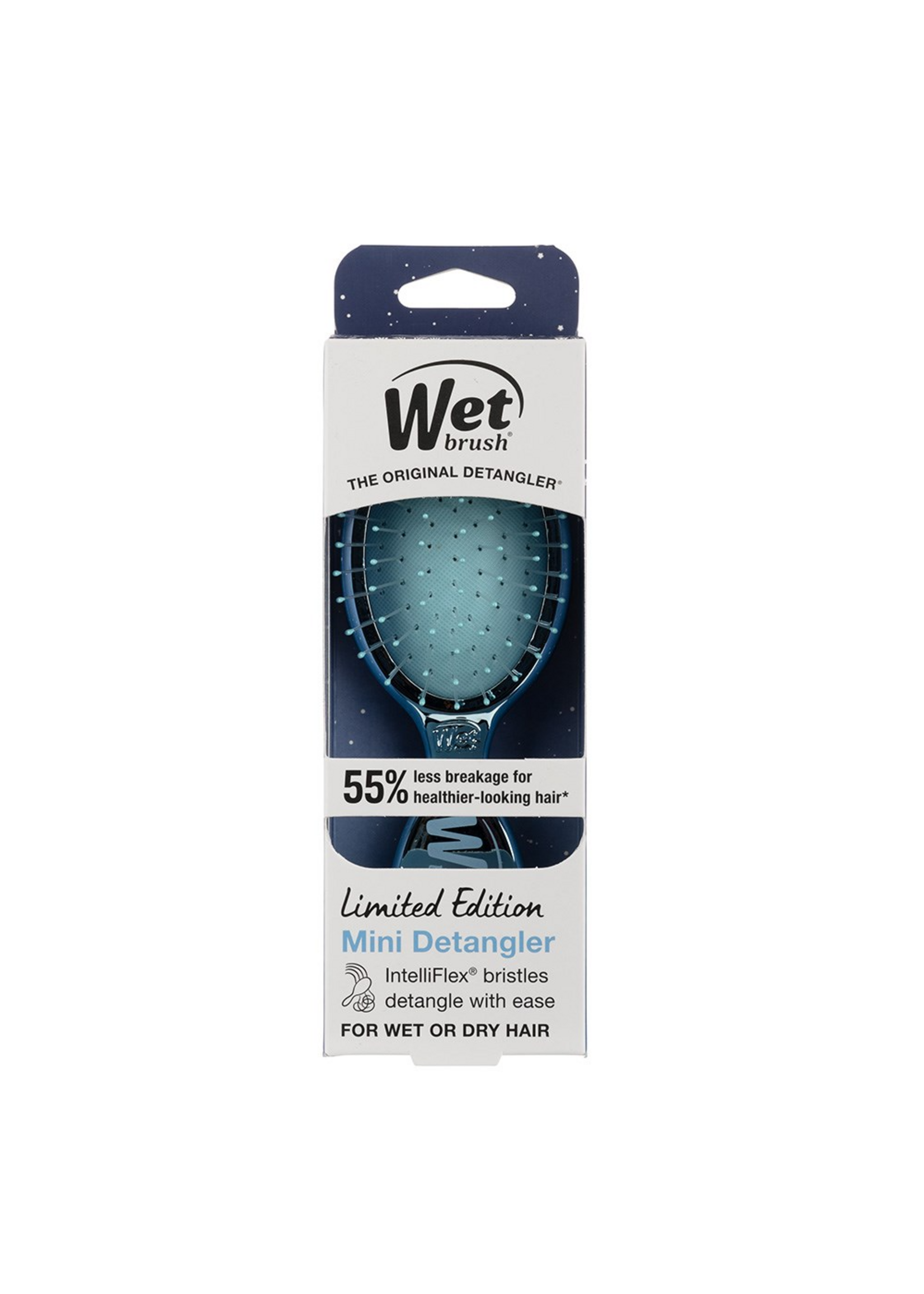 WetBrush WetBrush Festive Finish Mini Detangler - Blue
