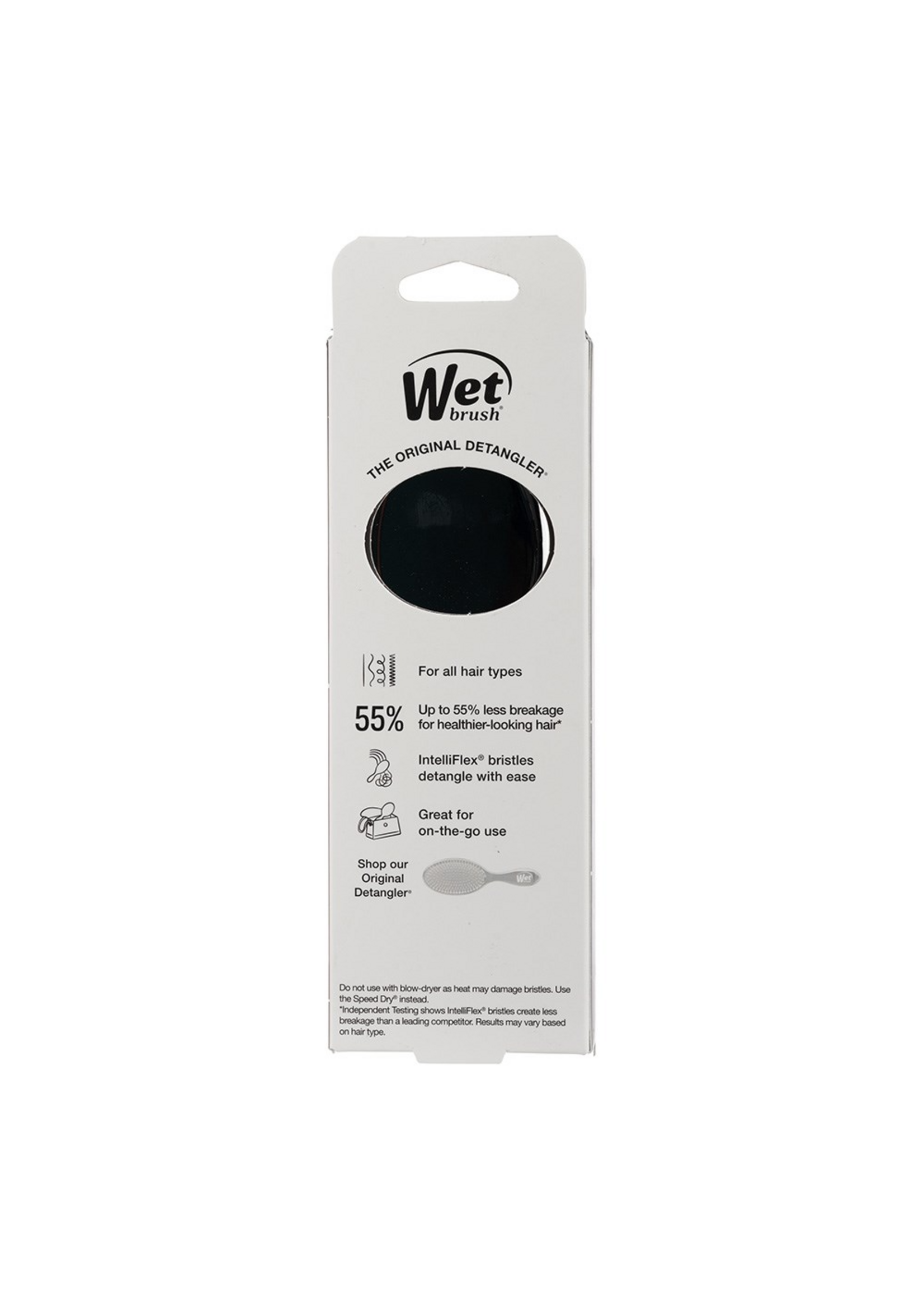 WetBrush WetBrush Festive Finish Mini Detangler - Silver