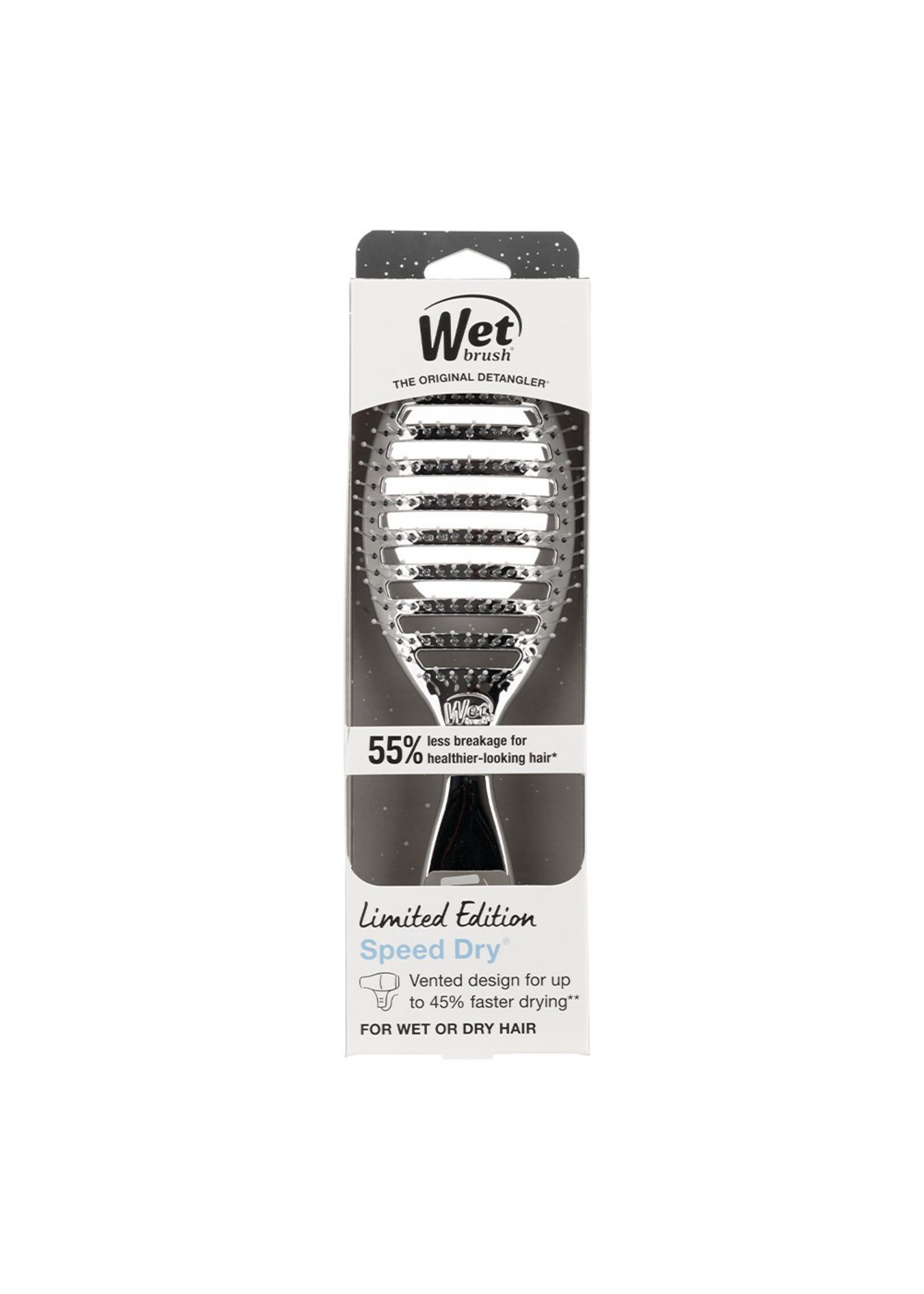 WetBrush WetBrush Festive Finish Speed Dry - Silver