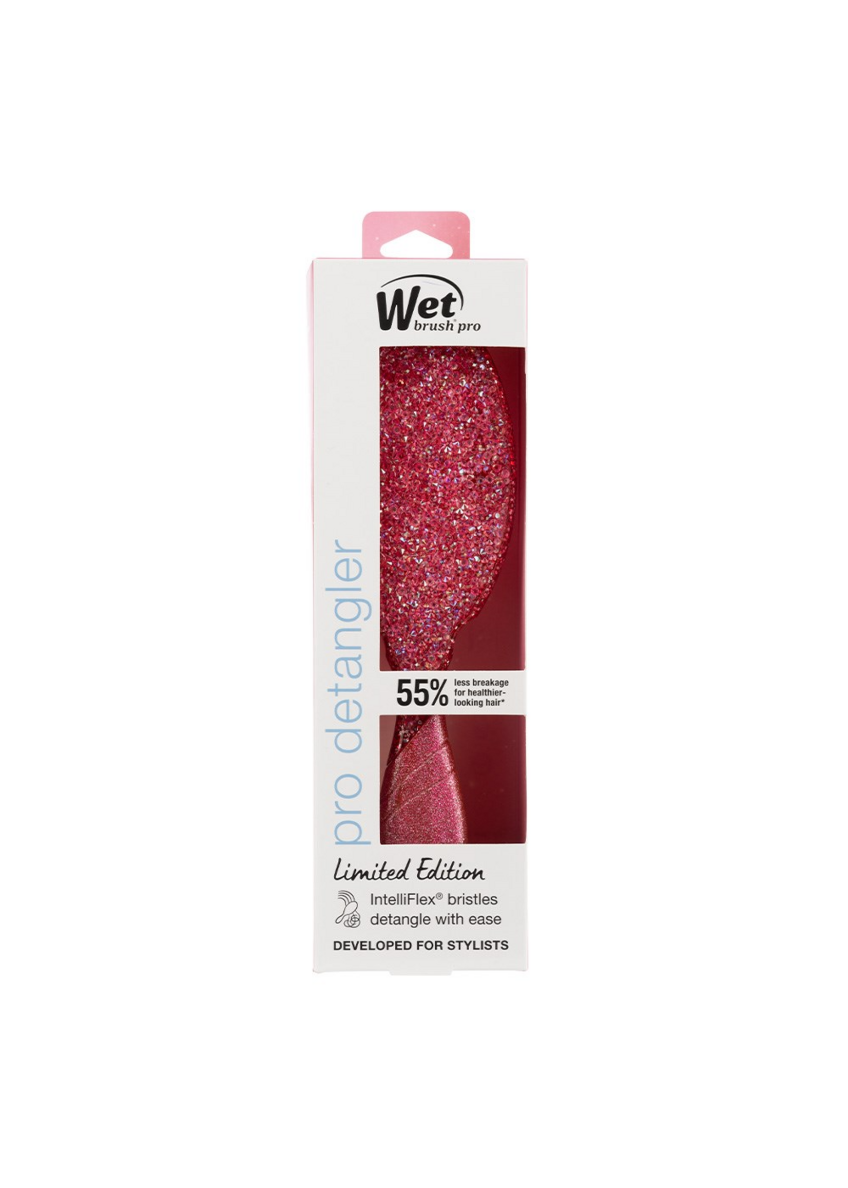 WetBrush WetBrush Pro Winter Tinsel Original Detangler - Pink