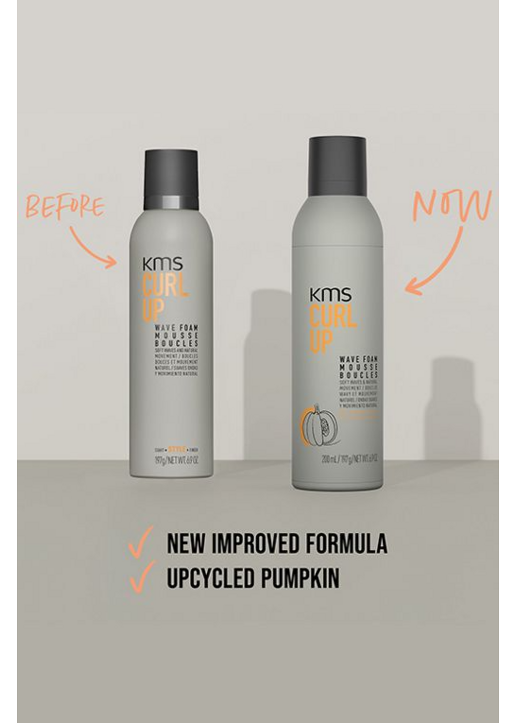 KMS KMS Curlup Wave Foam 200ml