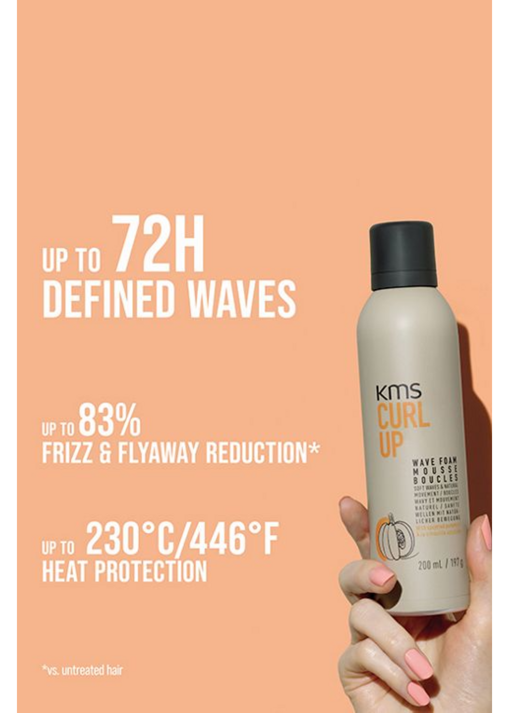 KMS KMS Curlup Wave Foam 200ml