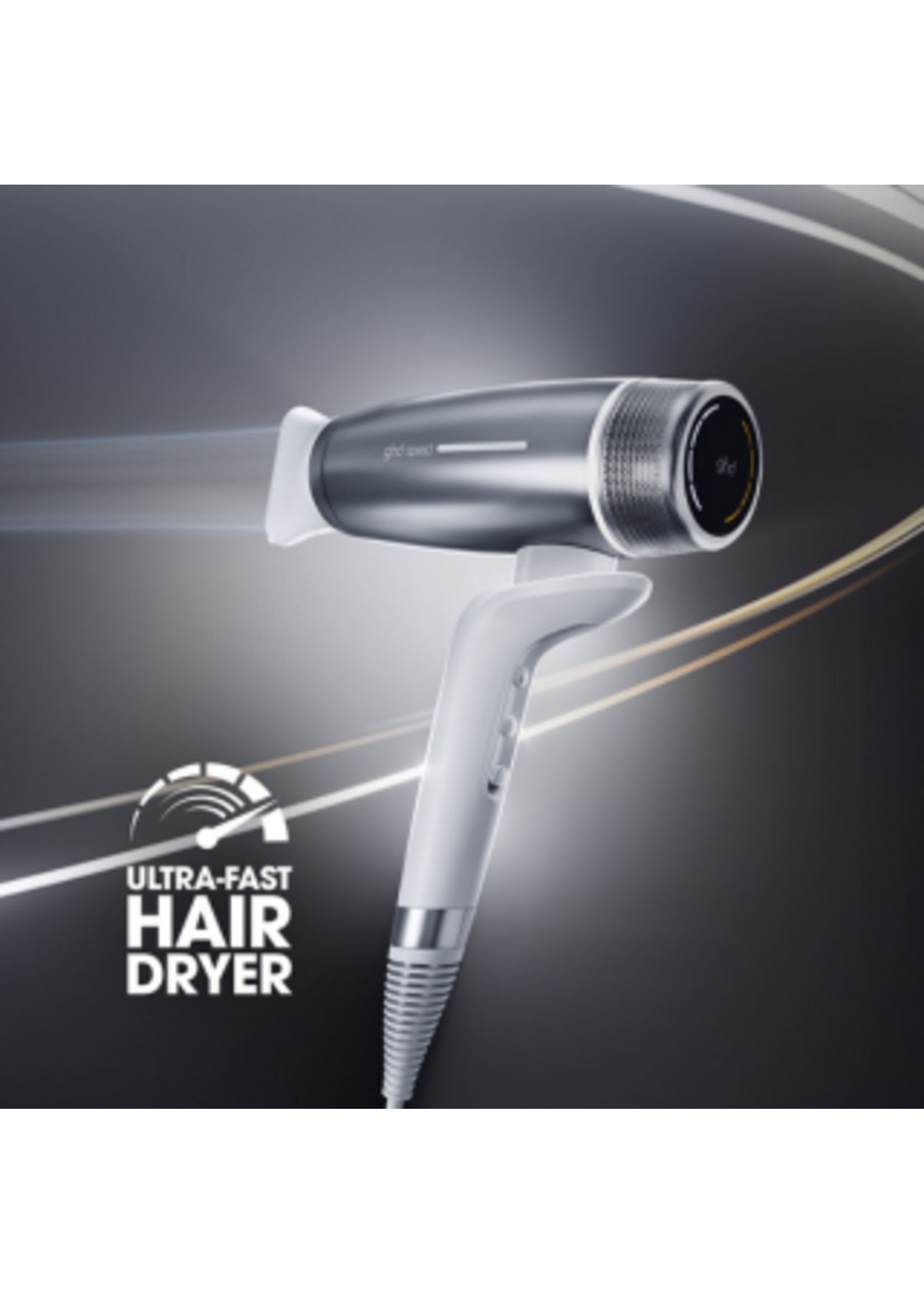 GHD GHD Speed Ionic Hairdryer - Silver White
