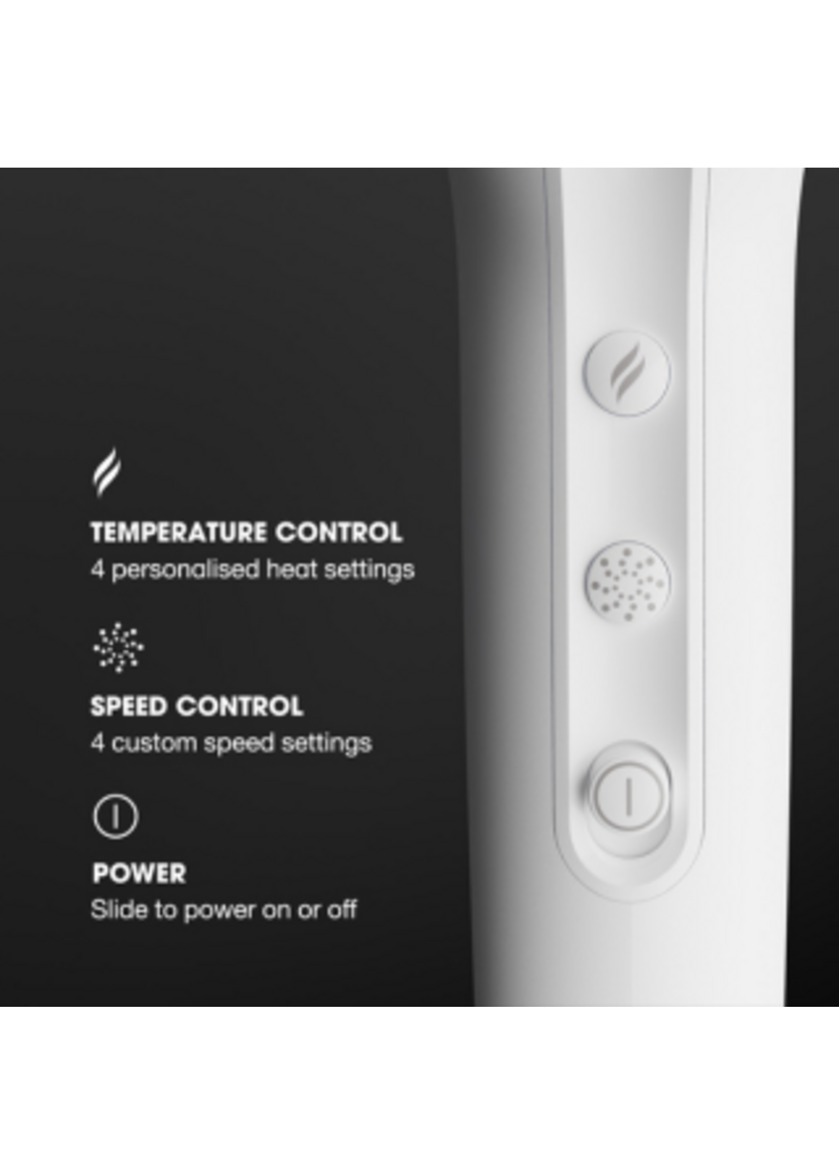 GHD GHD Speed Ionic Hairdryer - Silver White