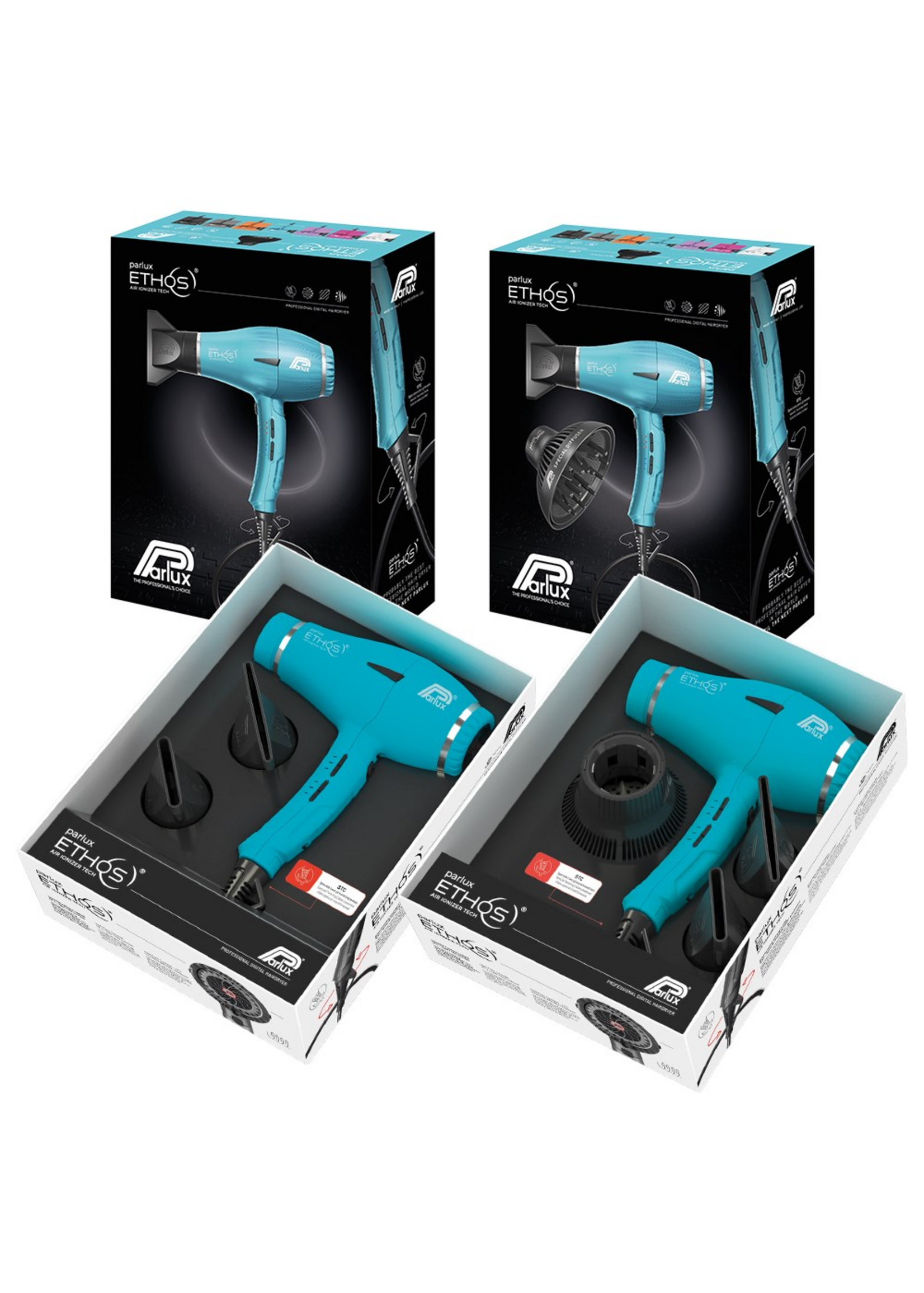 Parlux Parlux Ethos Hair Dryer and Diffuser Black